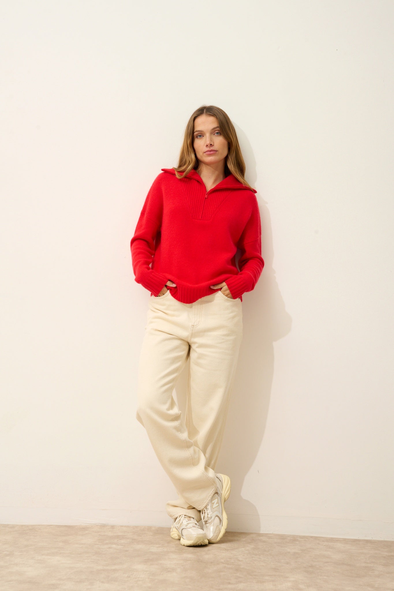 AKAR pull col camionneur carmin