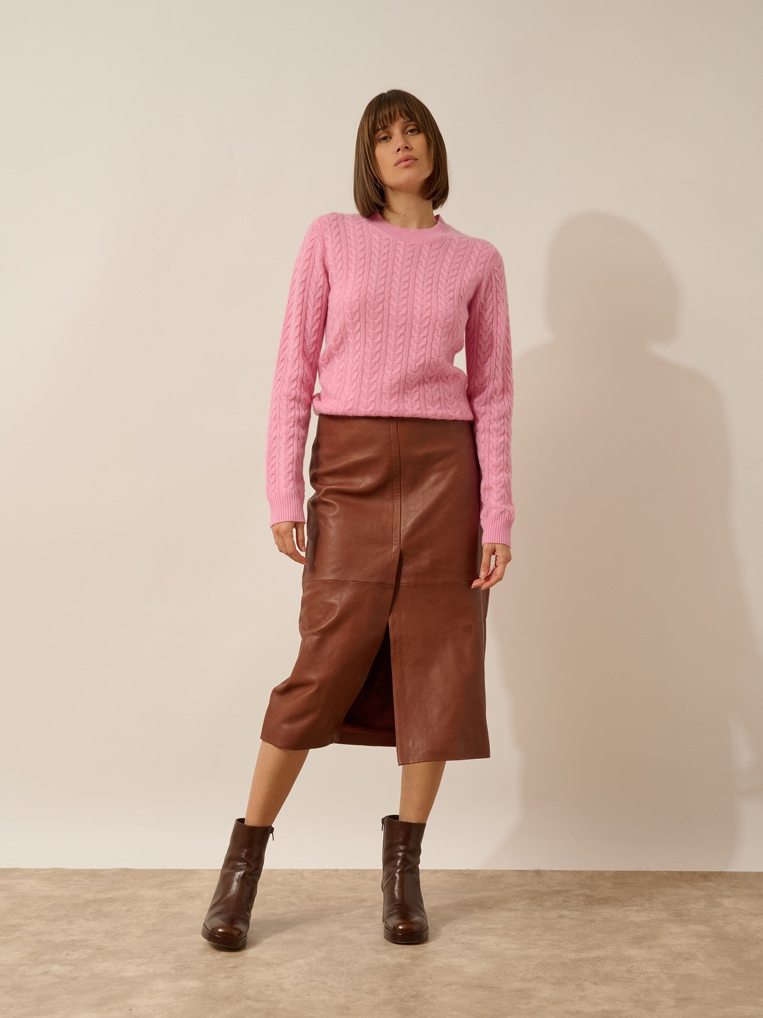 alice pull col rond 4 fils dragée