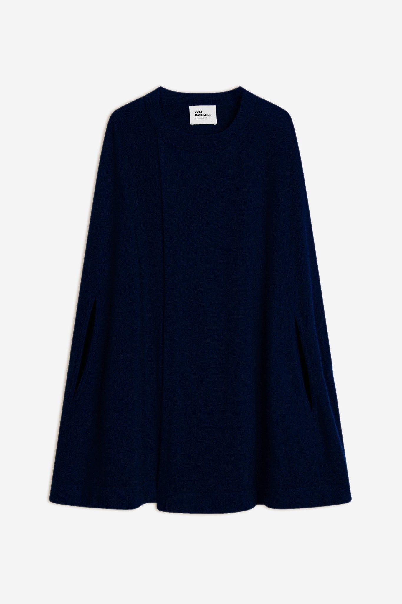 alloa cape ouverte col rond navy