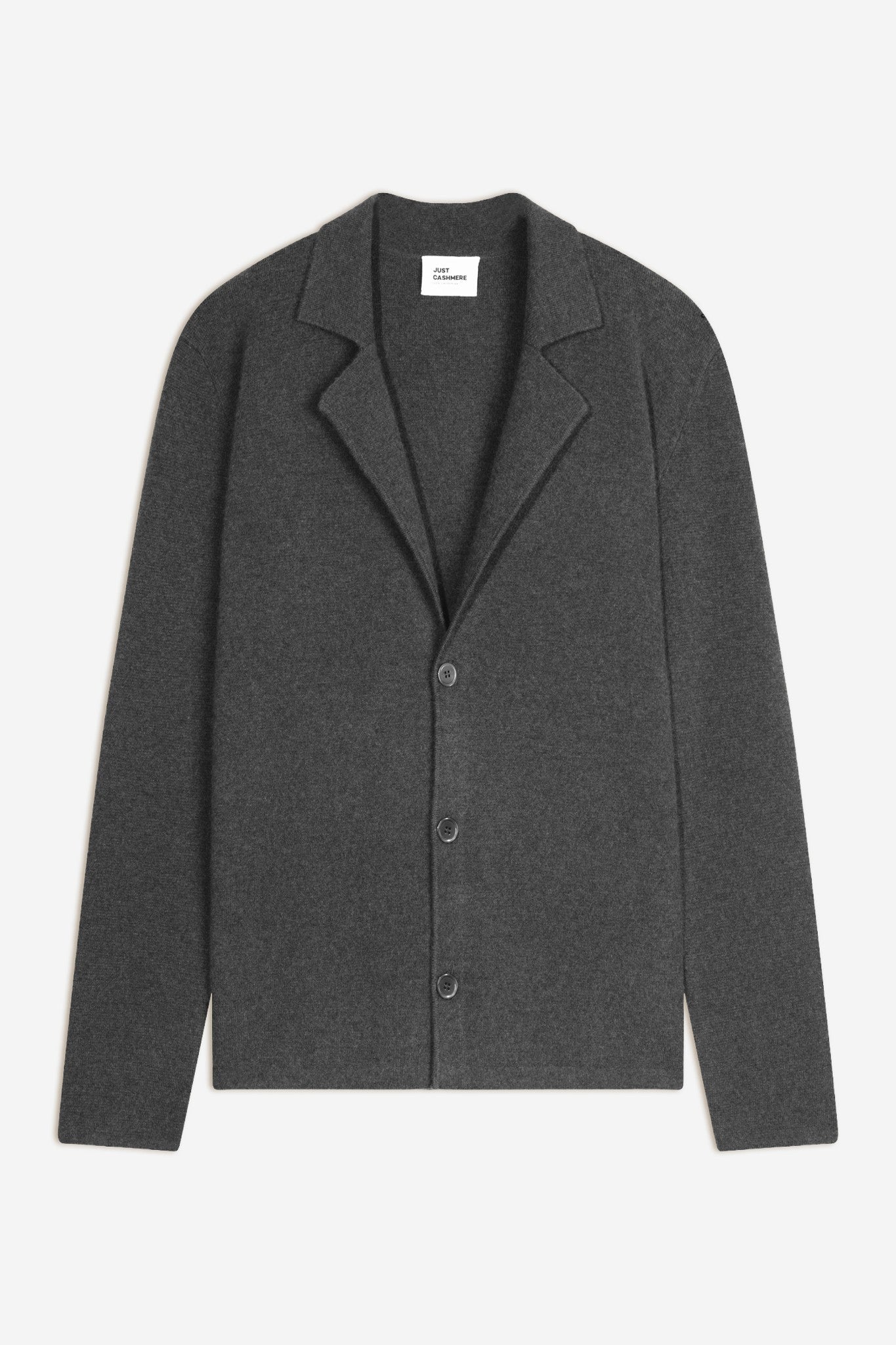 alvar veste col tailleur anthracite chiné