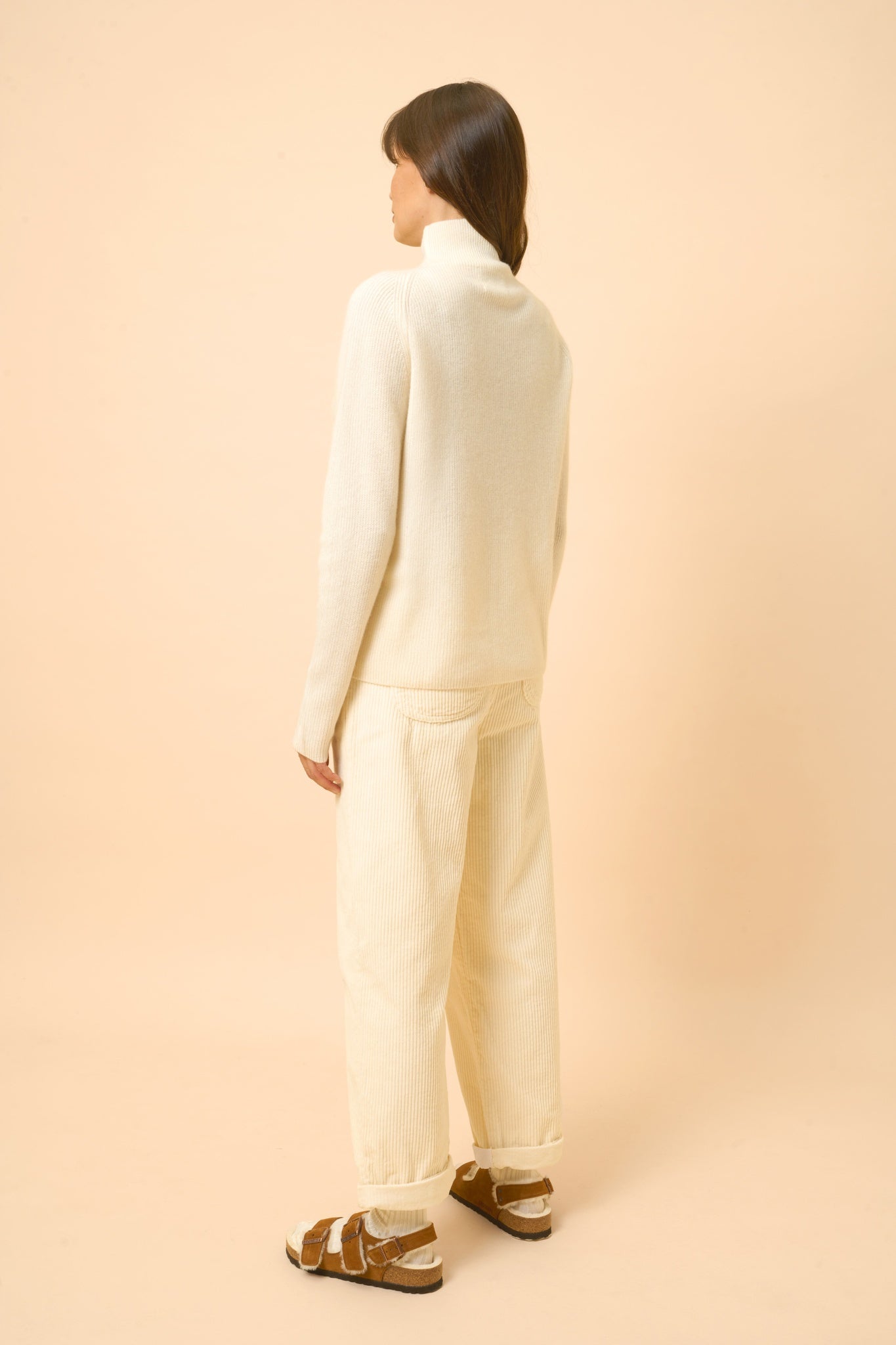 ALYSSA high neck sweater snow