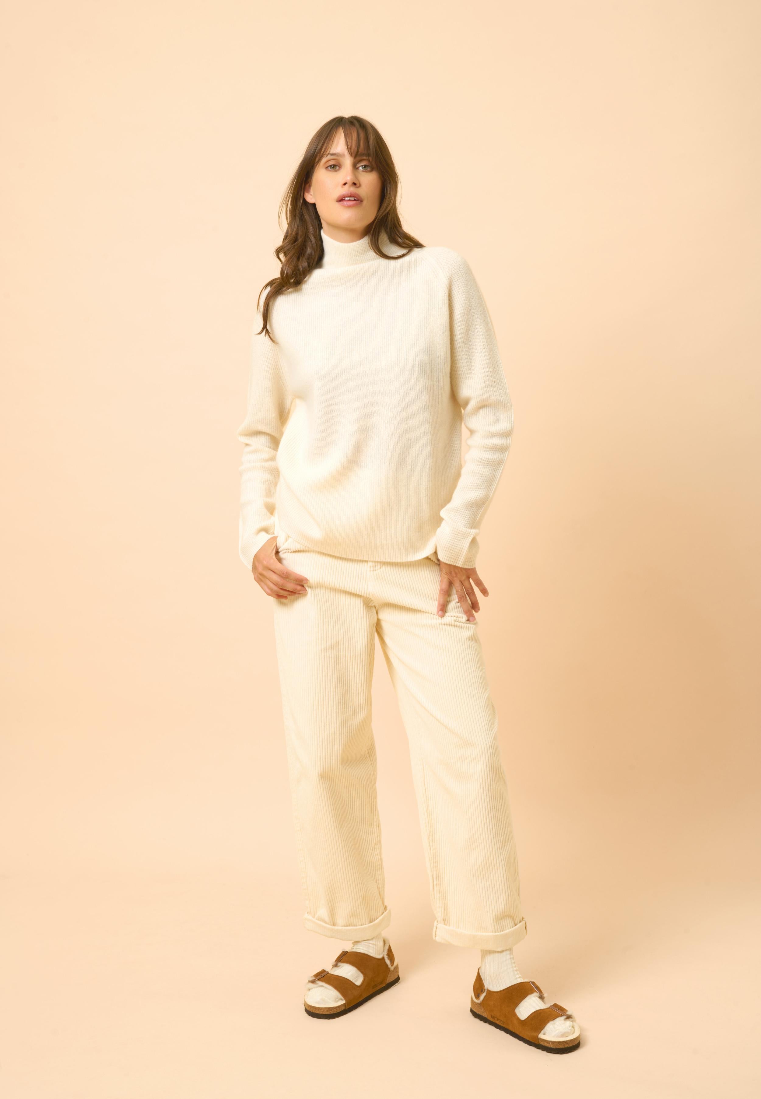 ALYSSA pull col montant neige