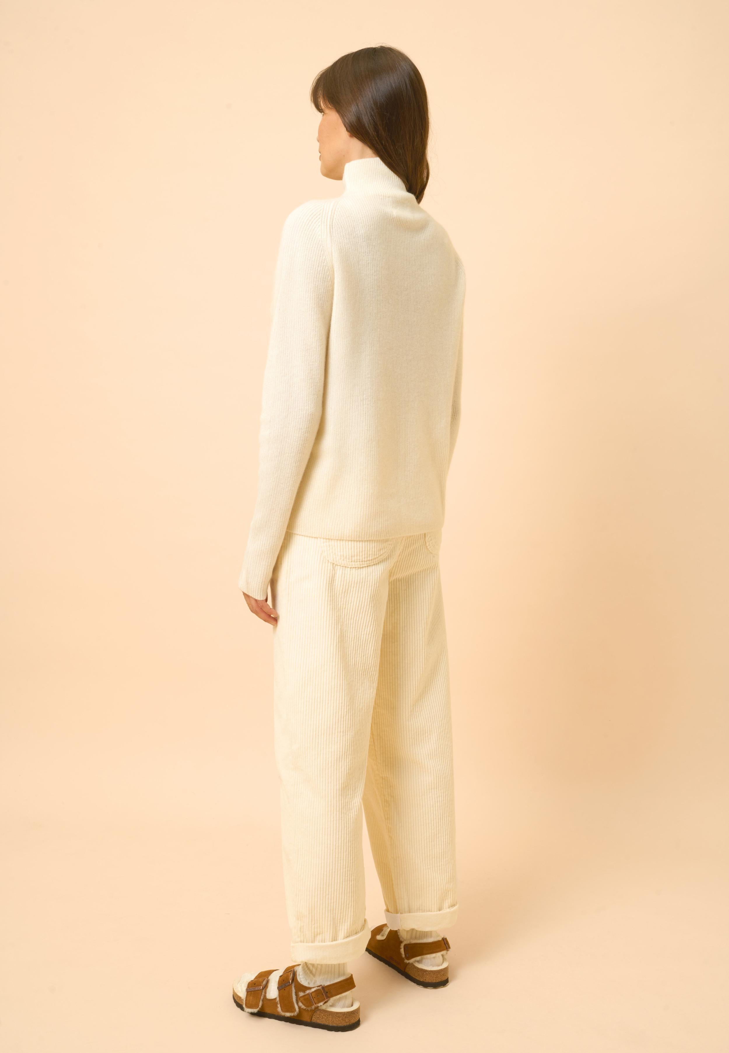 ALYSSA pull col montant neige