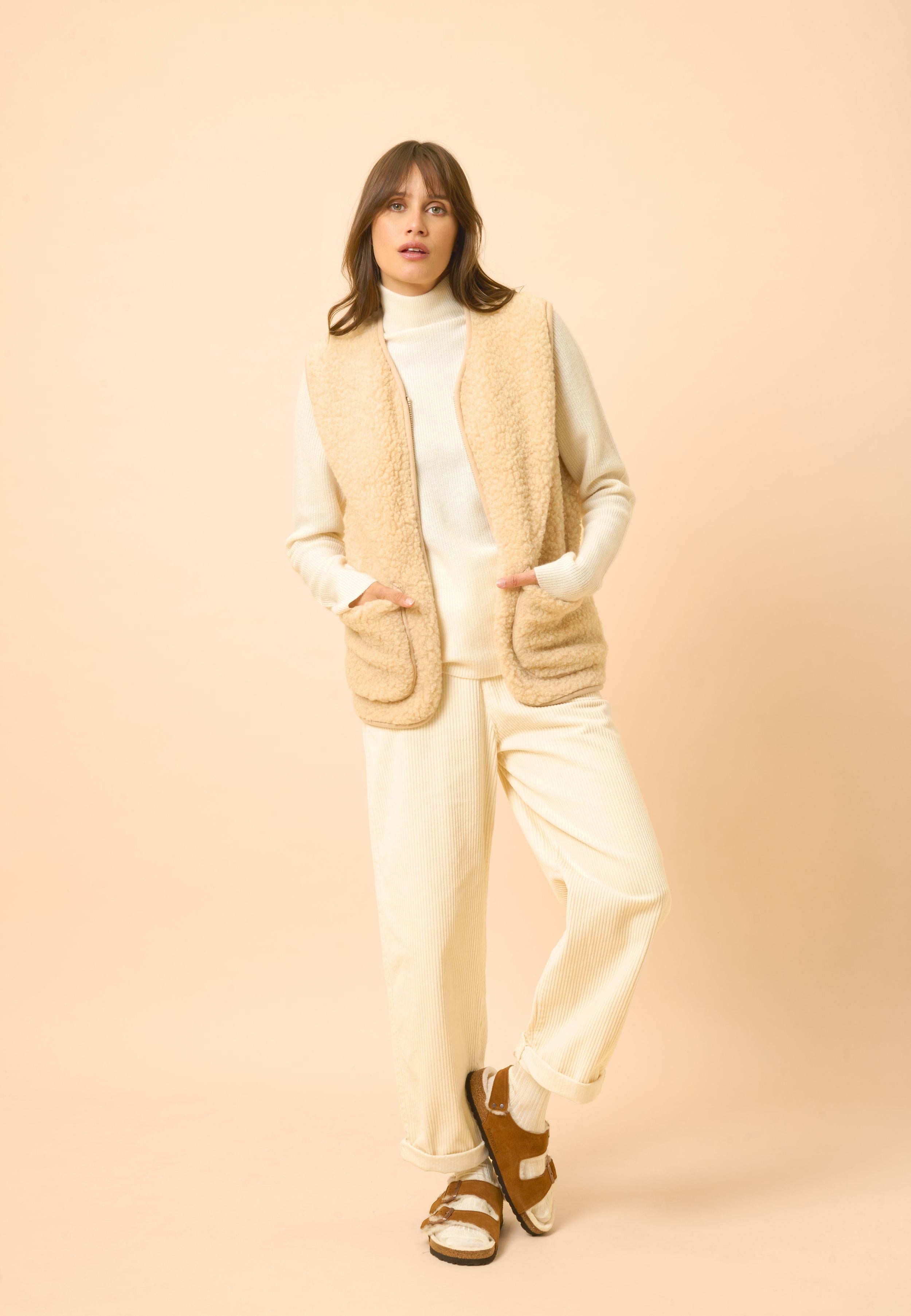 ALYSSA pull col montant neige
