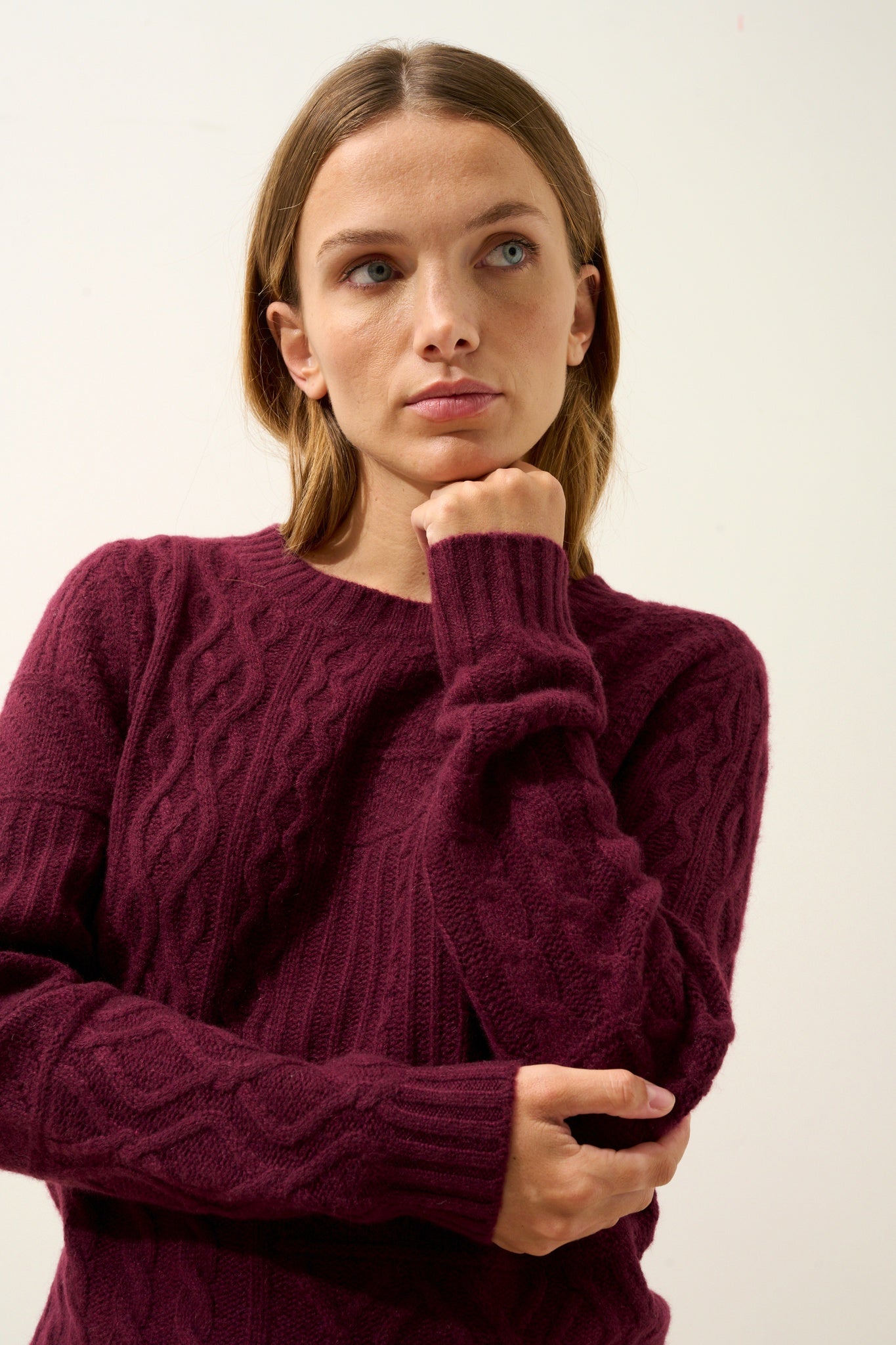 AMALA pull col rond mûre