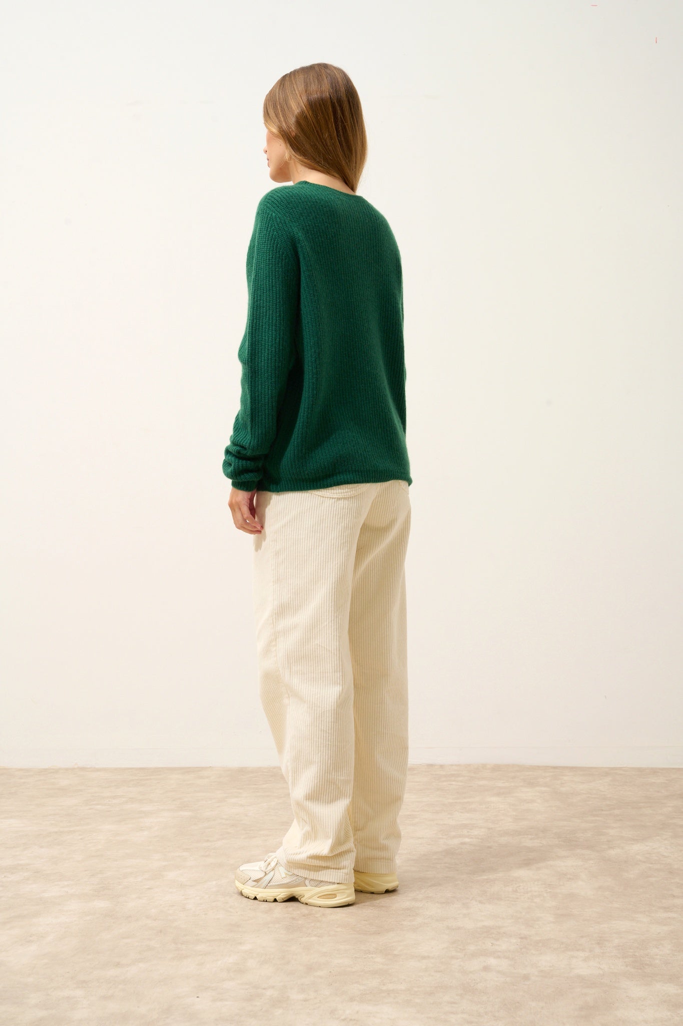 AMRITA v-neck sweater fir