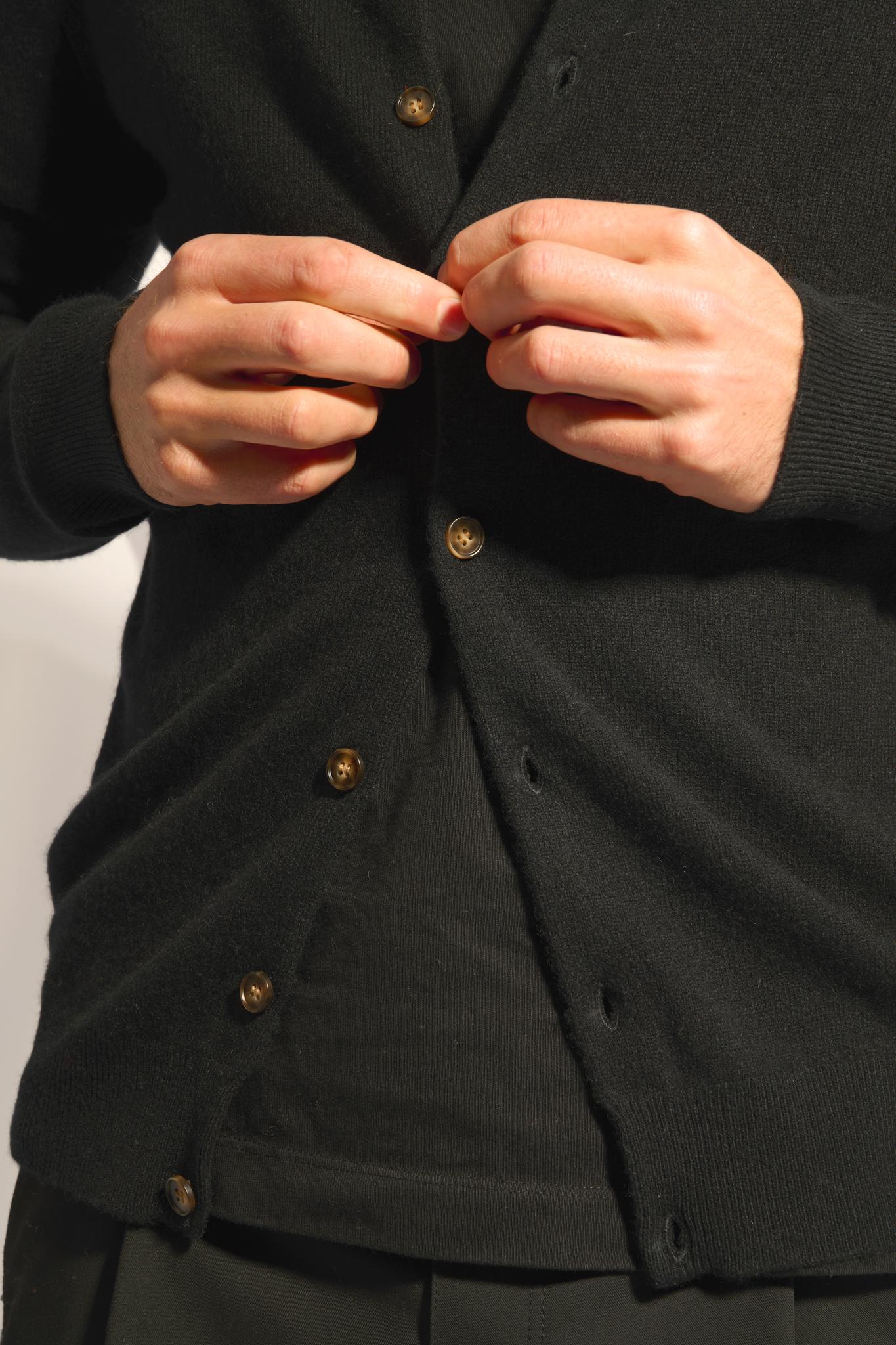 ANAIS cardigan col rond noir
