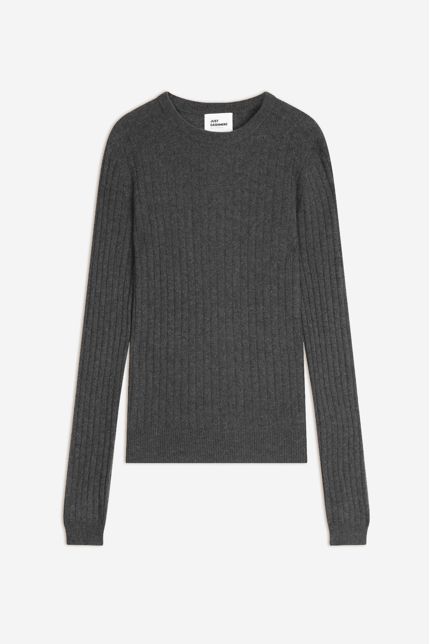 avana pull col rond anthracite chiné