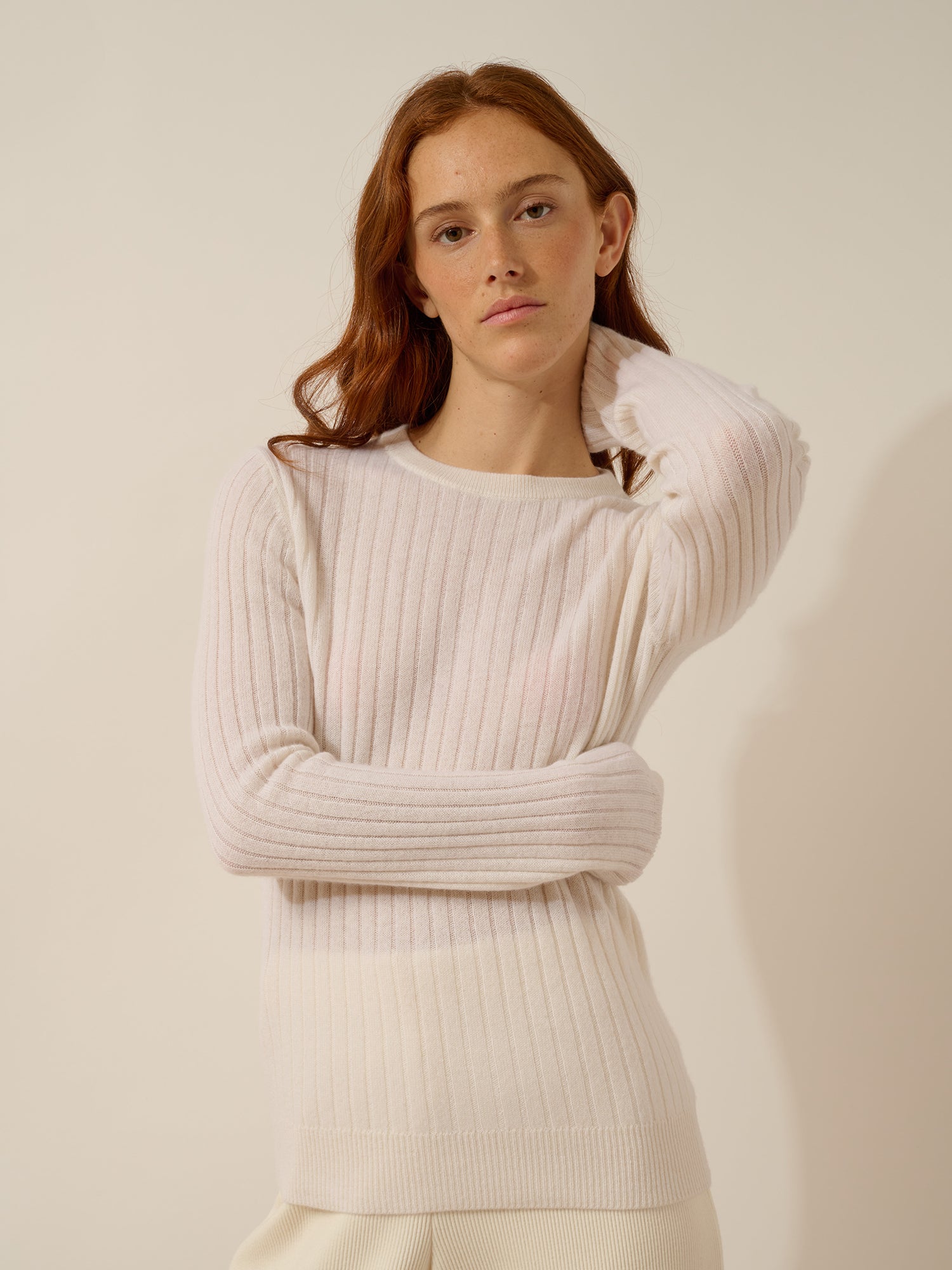 AVANA pull col rond neige