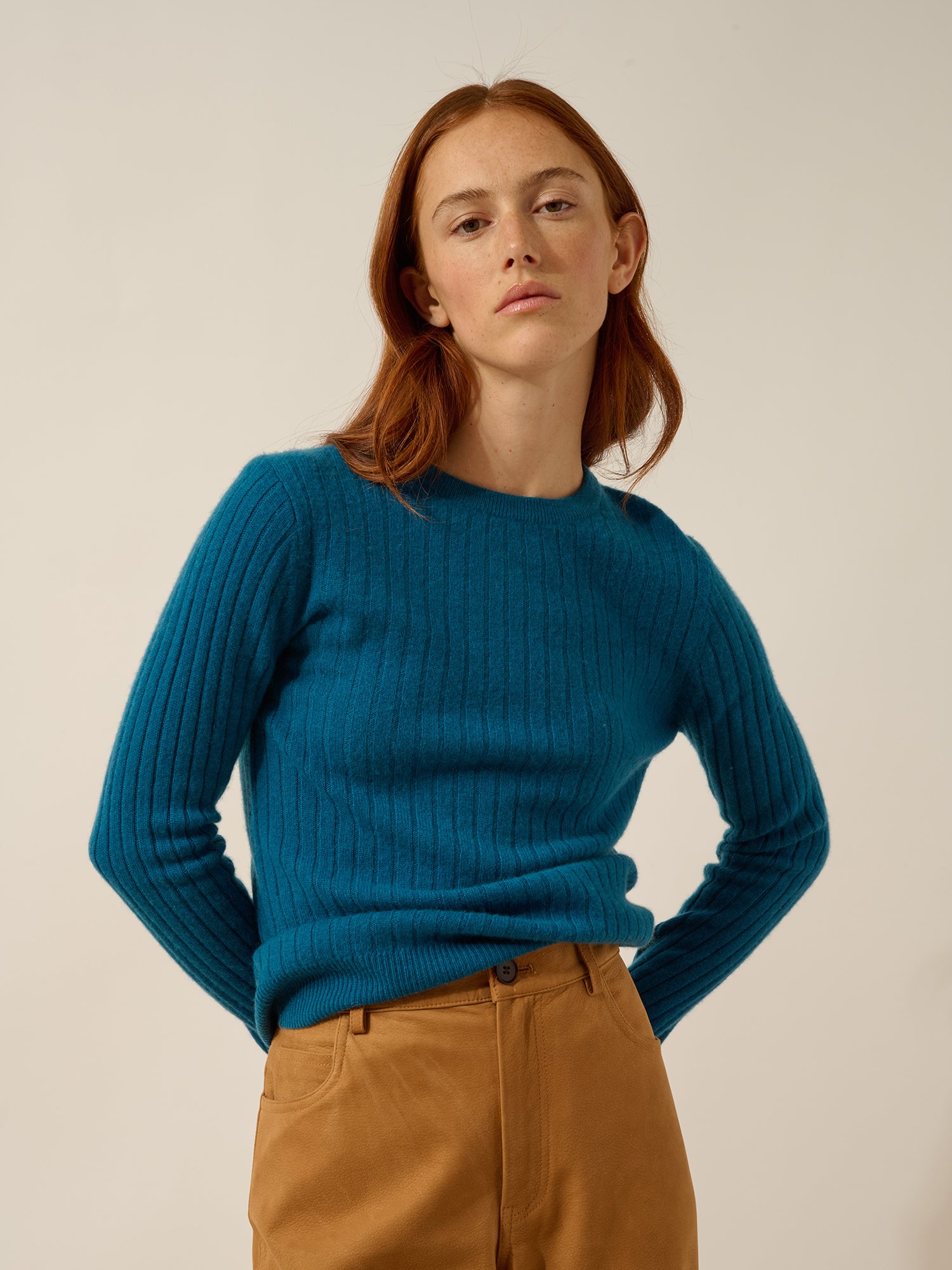 AVANA pull col rond paon