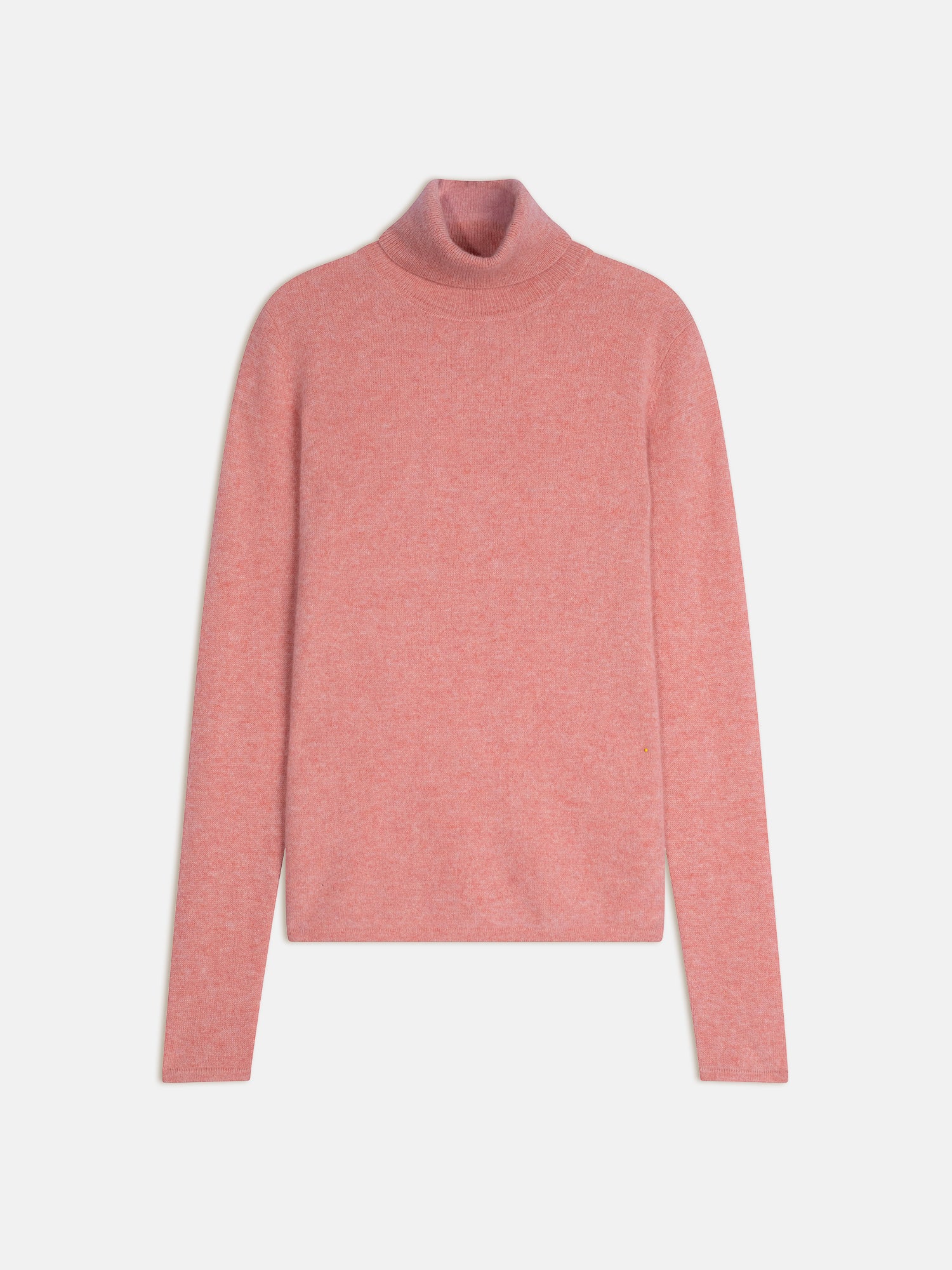 AVA pull col roulé corail chiné