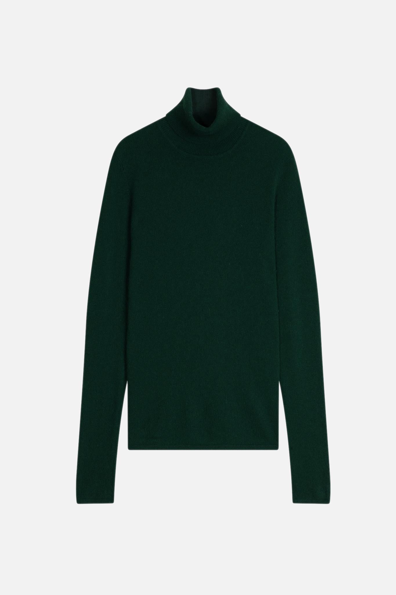 AVA pull col roulé cyprès