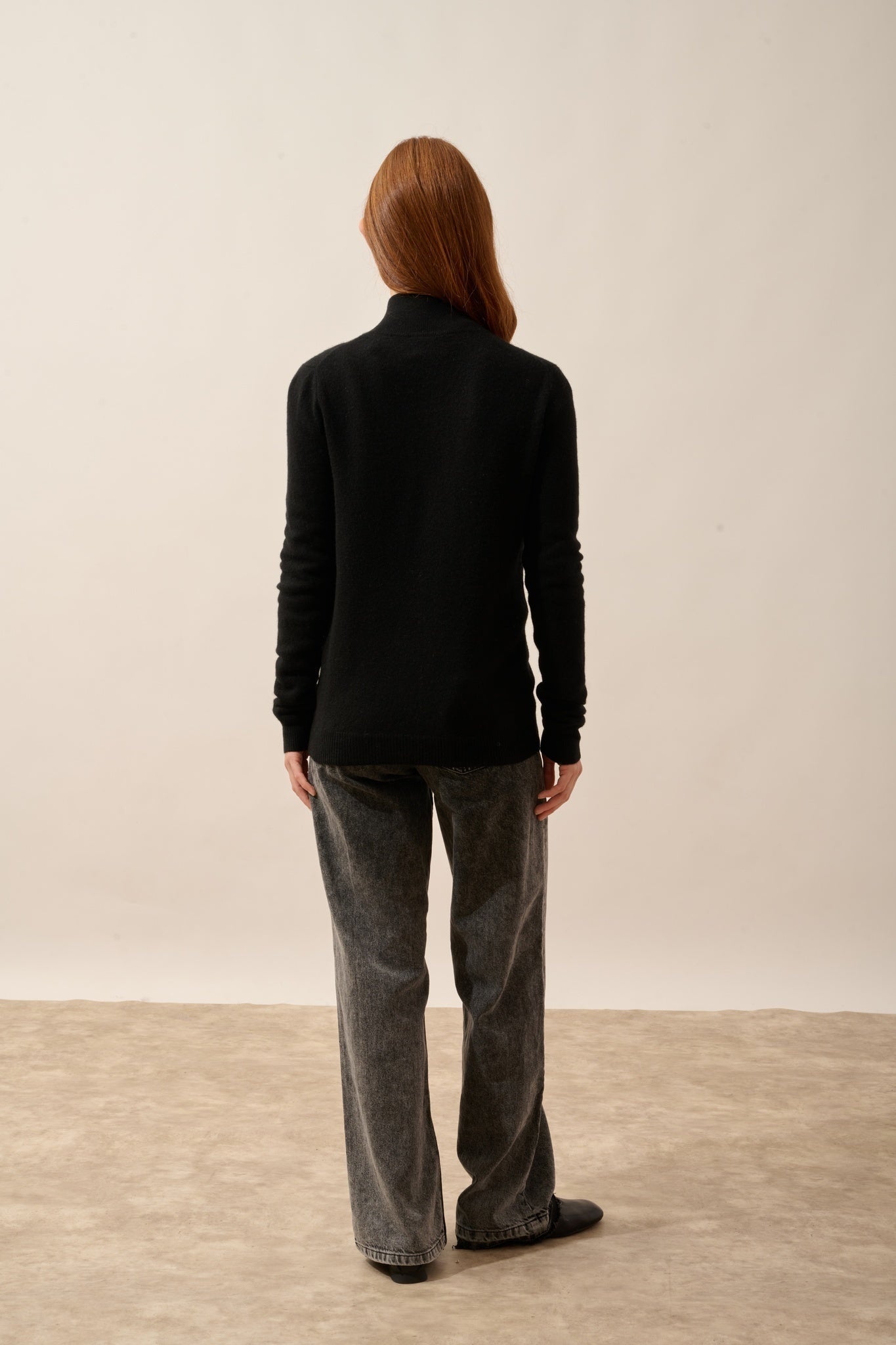 AYR gilet col montant noir