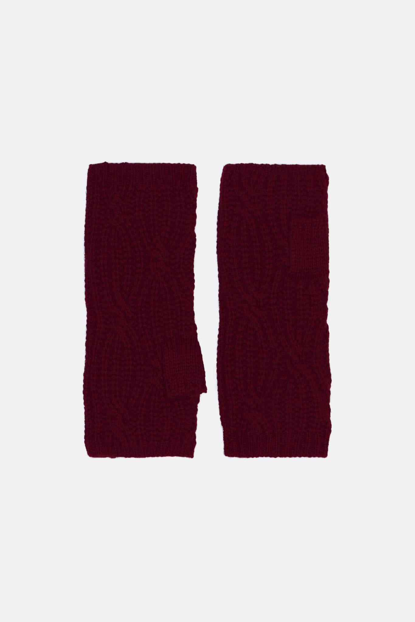 BALE burgundy mittens