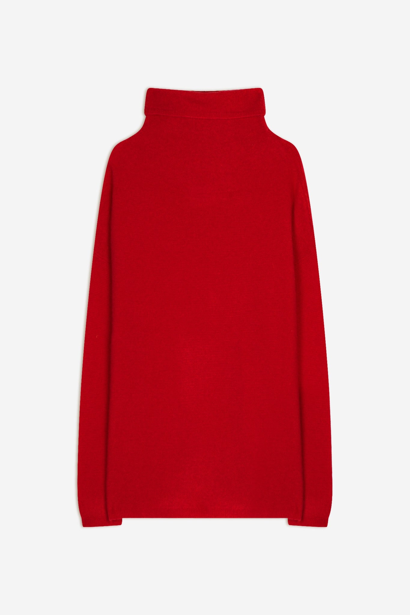 blantyre pull col roulé rouge