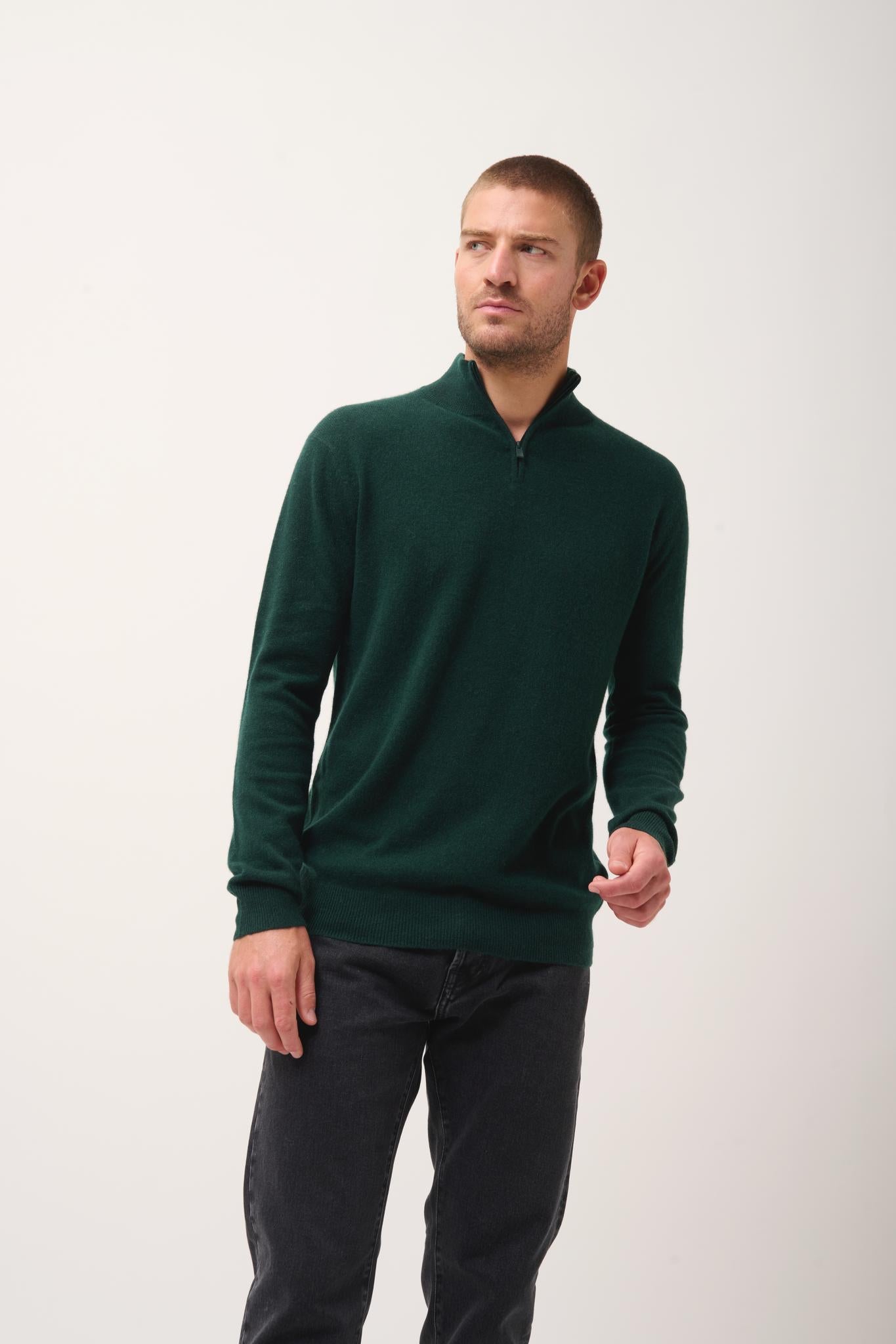 BRADLEY pull col camionneur cyprès