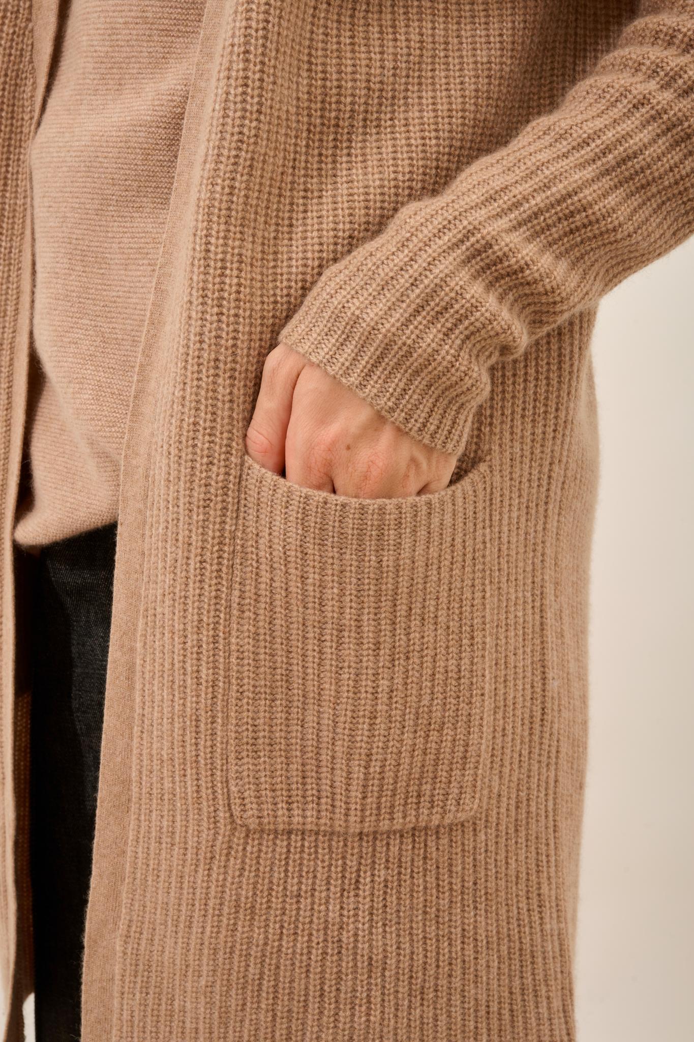 BRAEMAR veste  camel chiné