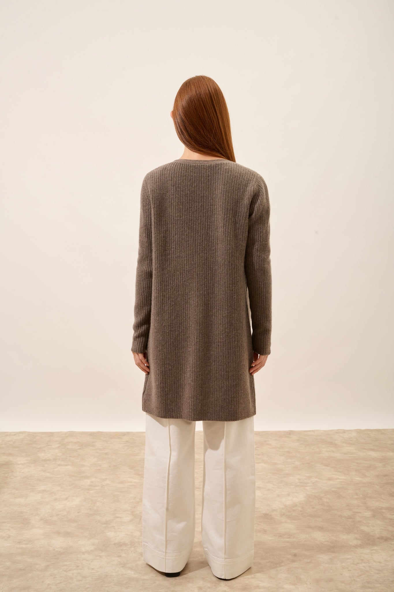 BRAEMAR veste  taupe chiné