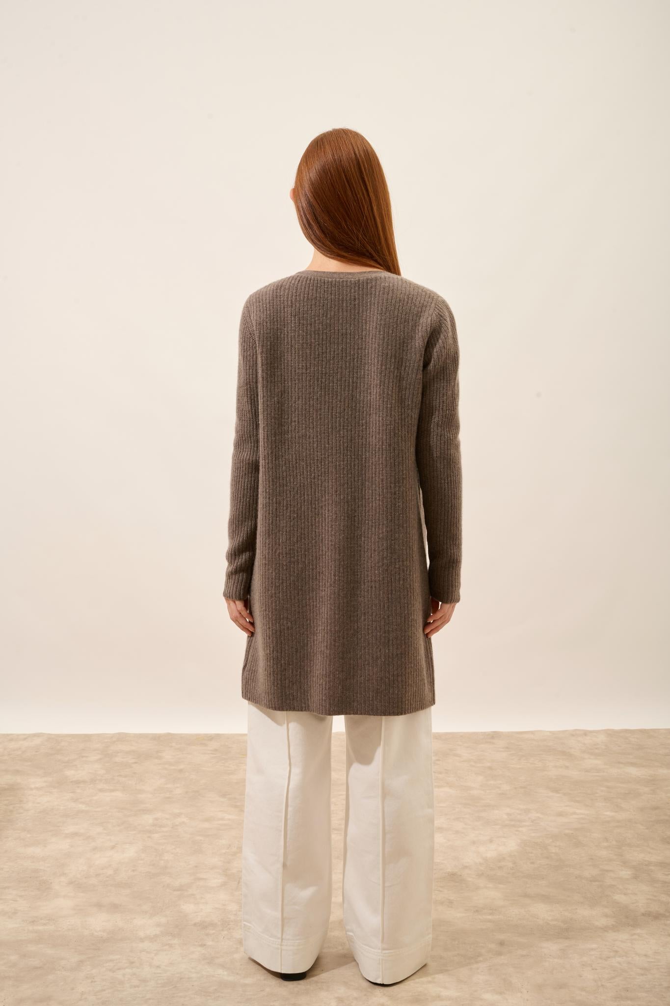 BRAEMAR veste  taupe chiné