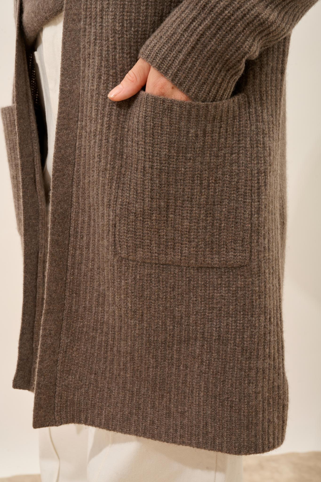 BRAEMAR veste  taupe chiné