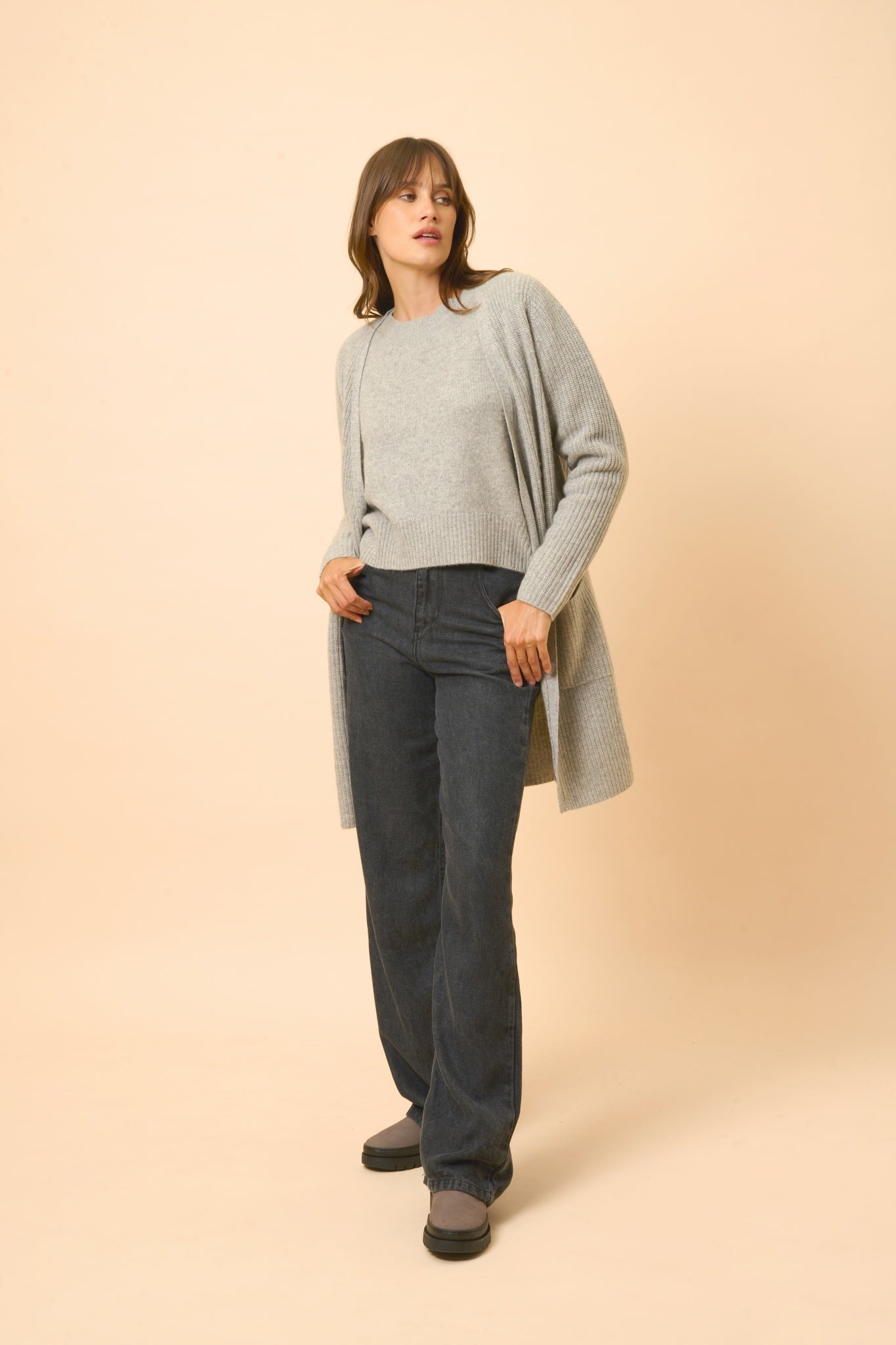 BRAEMAR veste nuage chiné