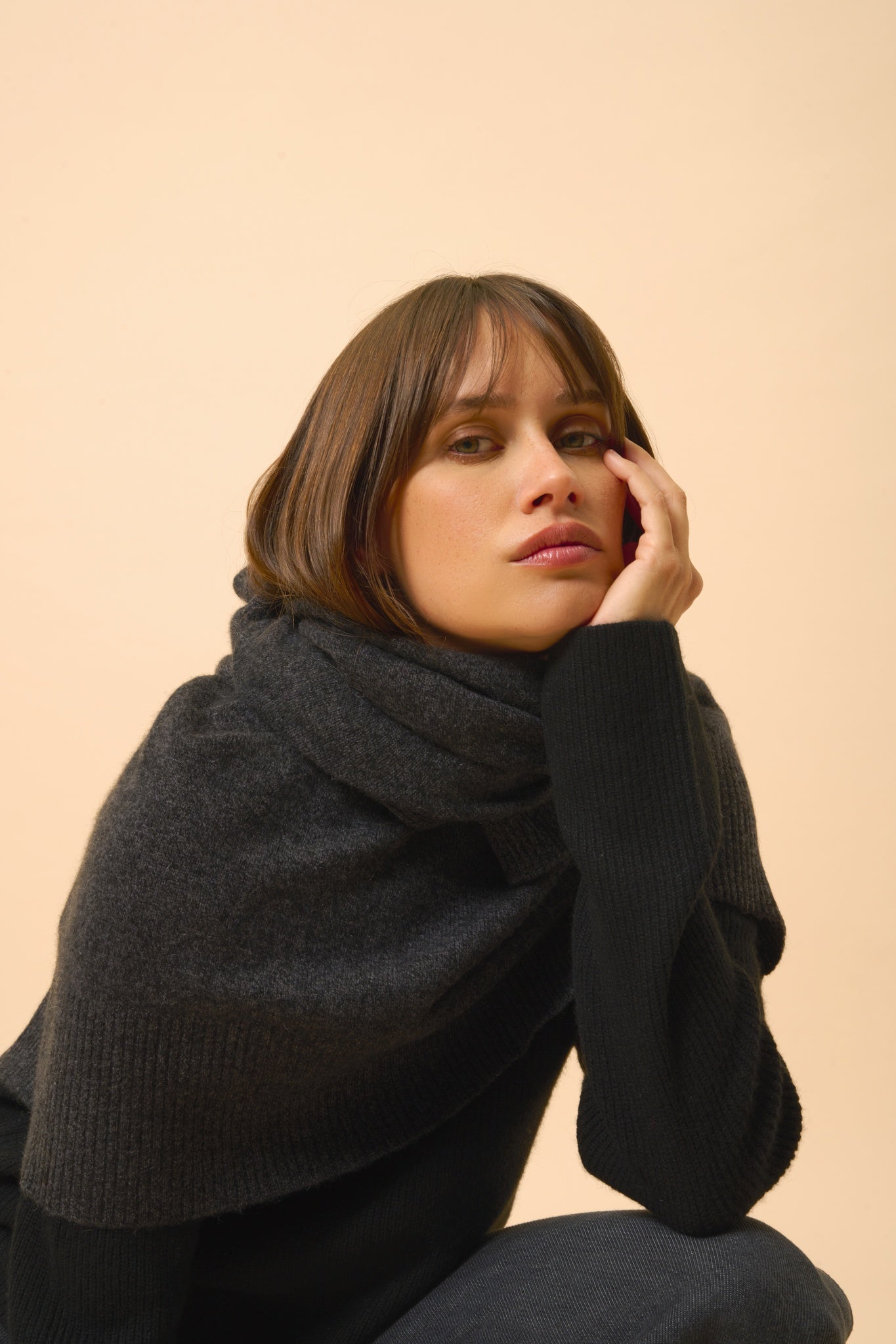 BROOKE veste  noir chiné