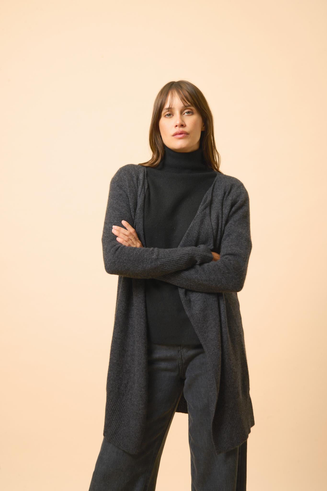 BROOKE veste  noir chiné