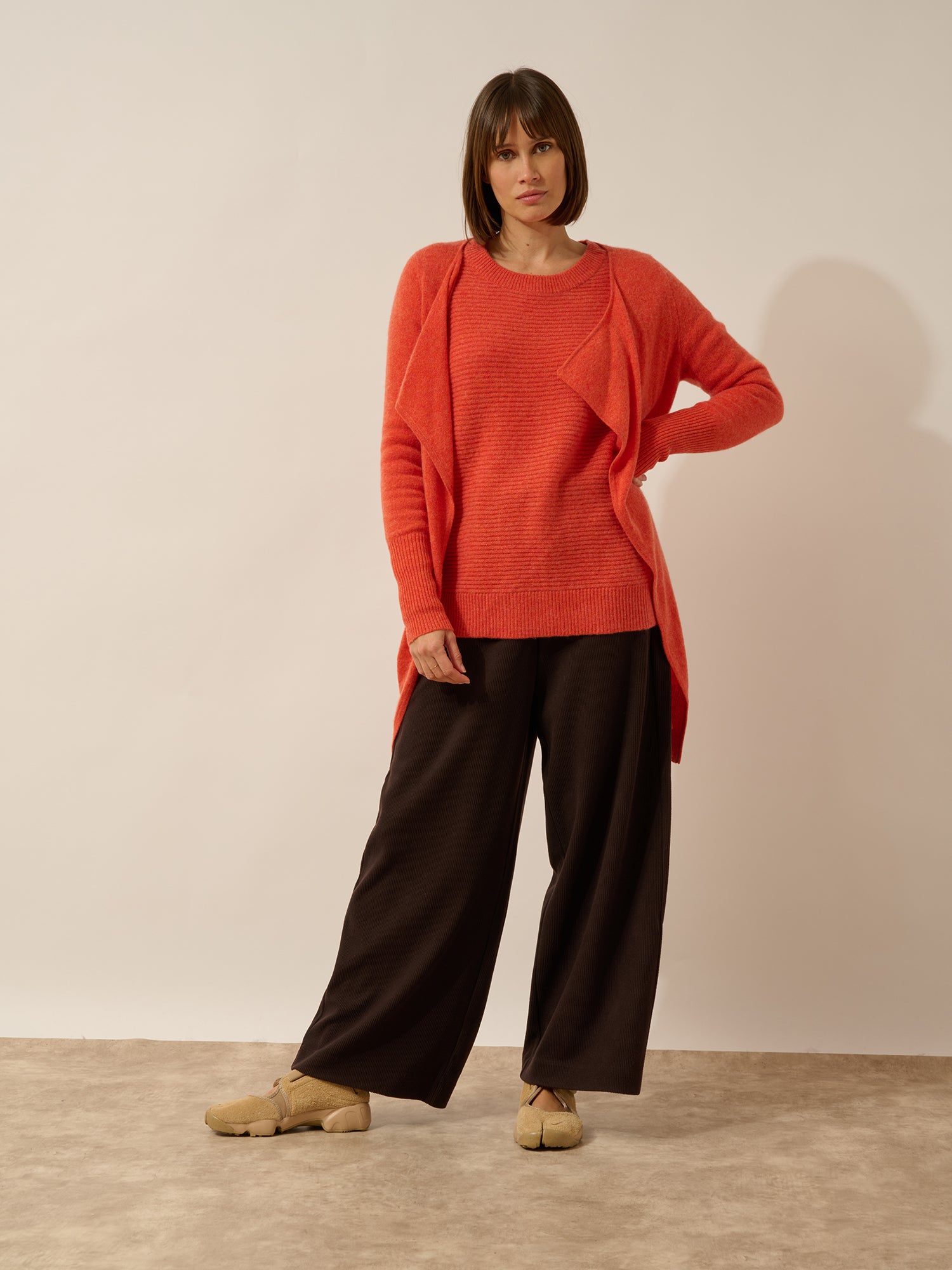 BROOKE veste  orange chiné