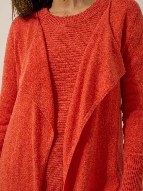 BROOKE veste  orange chiné