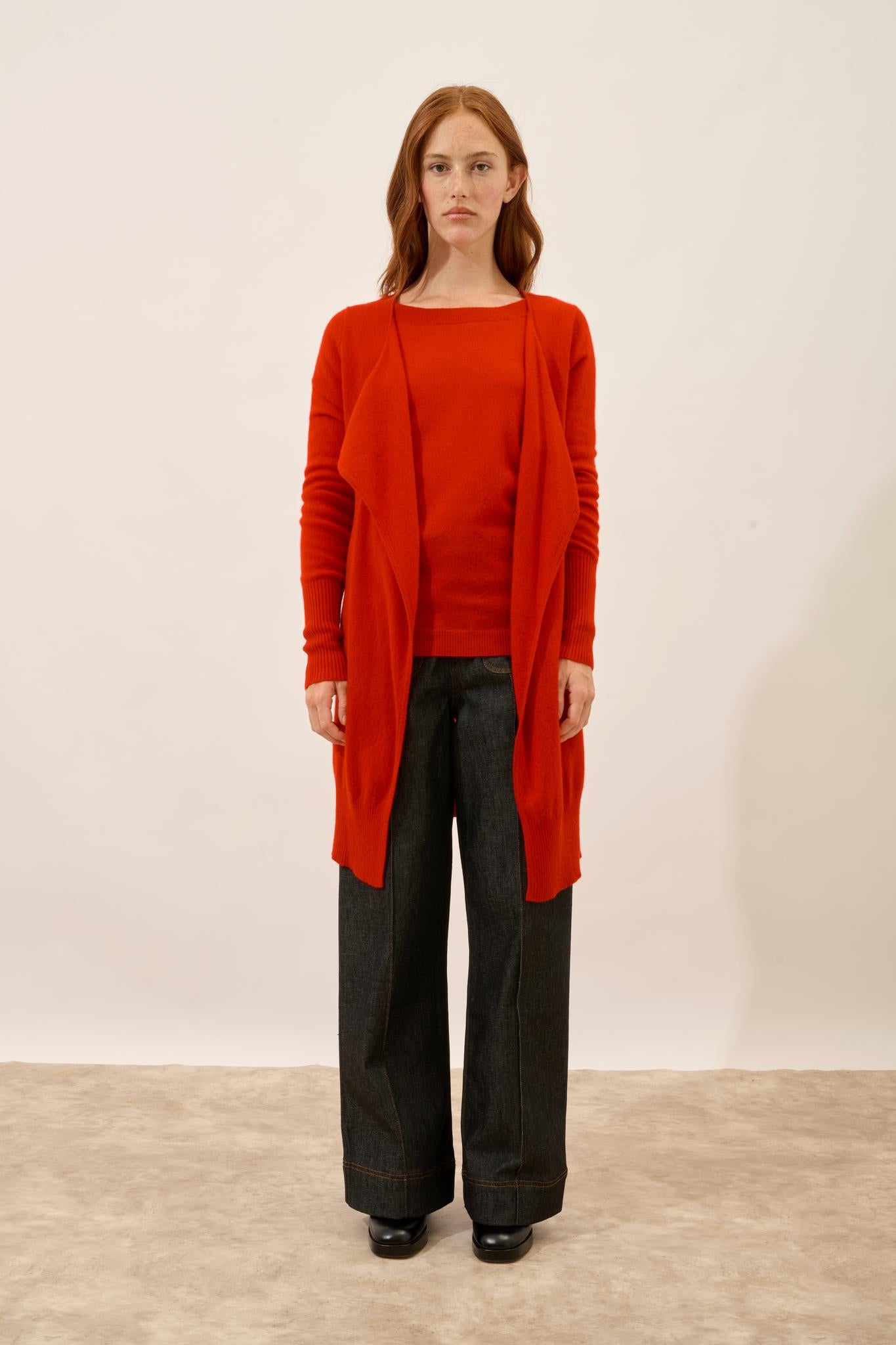 BROOKE veste  rouge