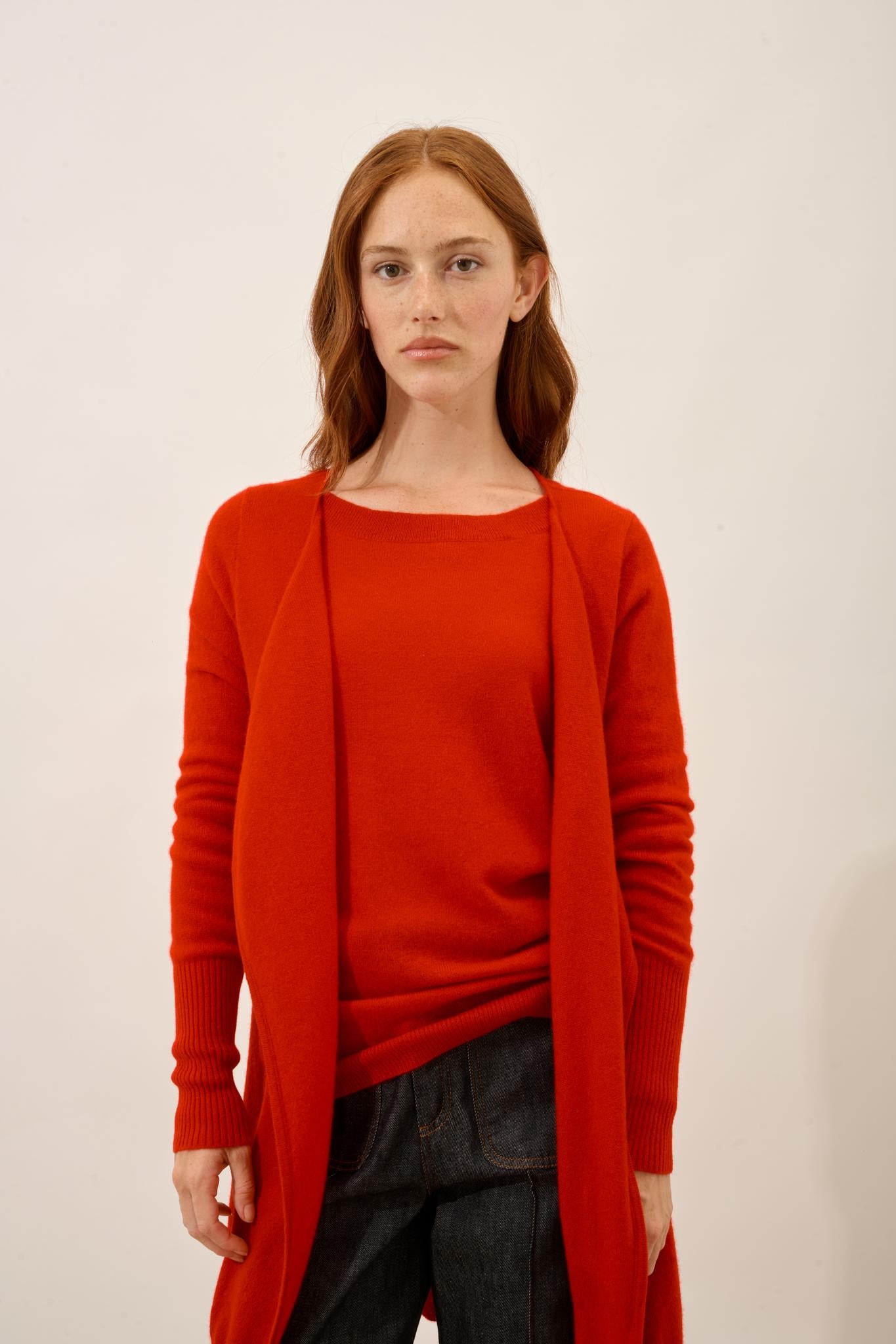 BROOKE veste  rouge