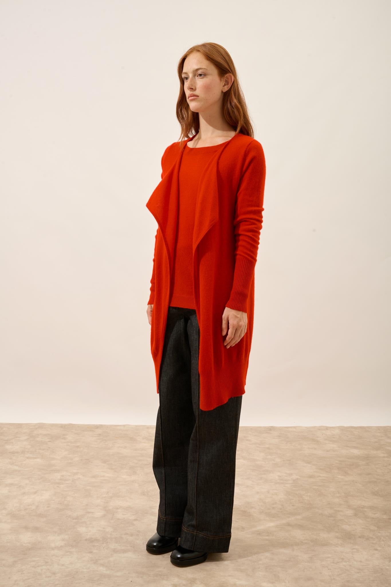BROOKE veste  rouge