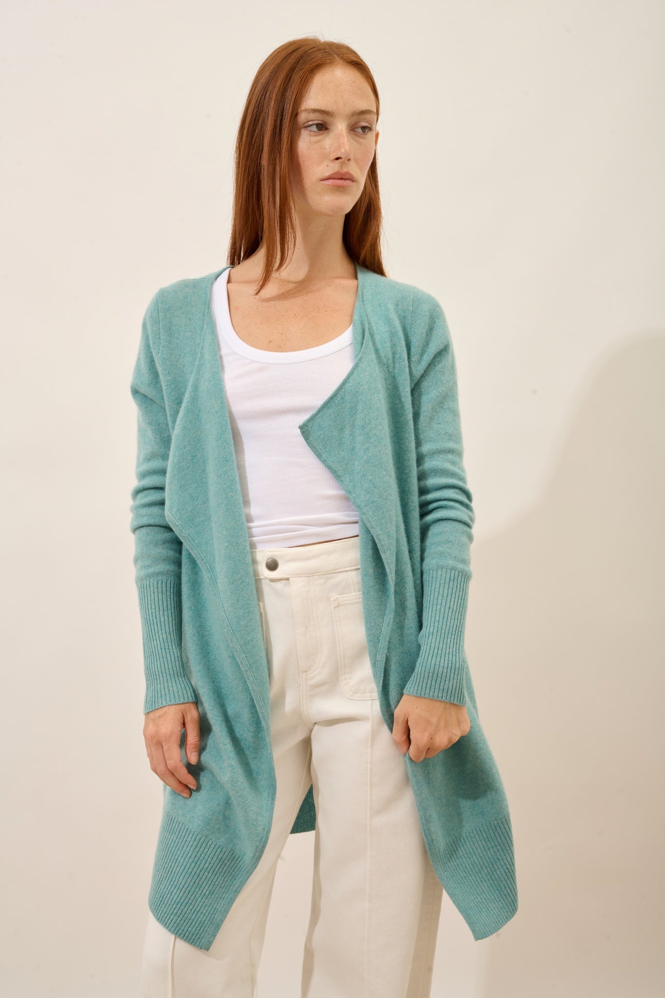 BROOKE veste  vert chiné