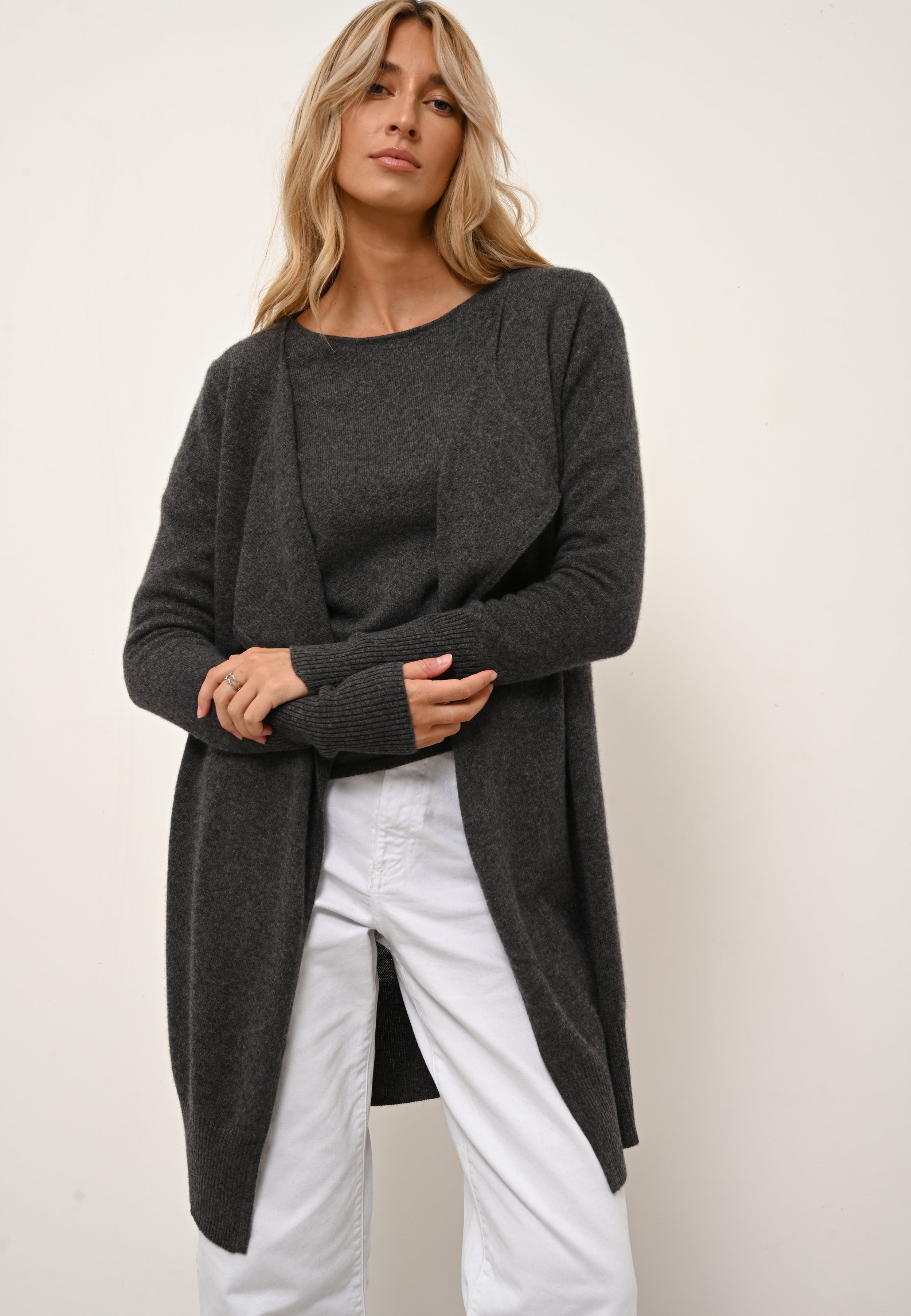 BROOKE charcoal heather jacket