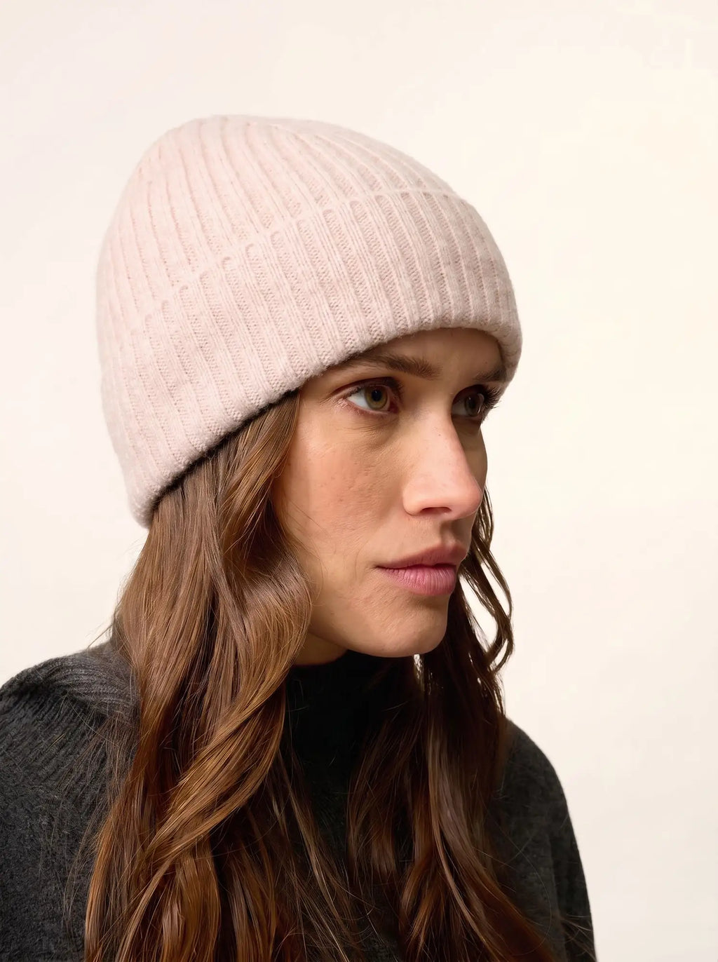 EMBER Bonnet 4 Fils Beige Chiné