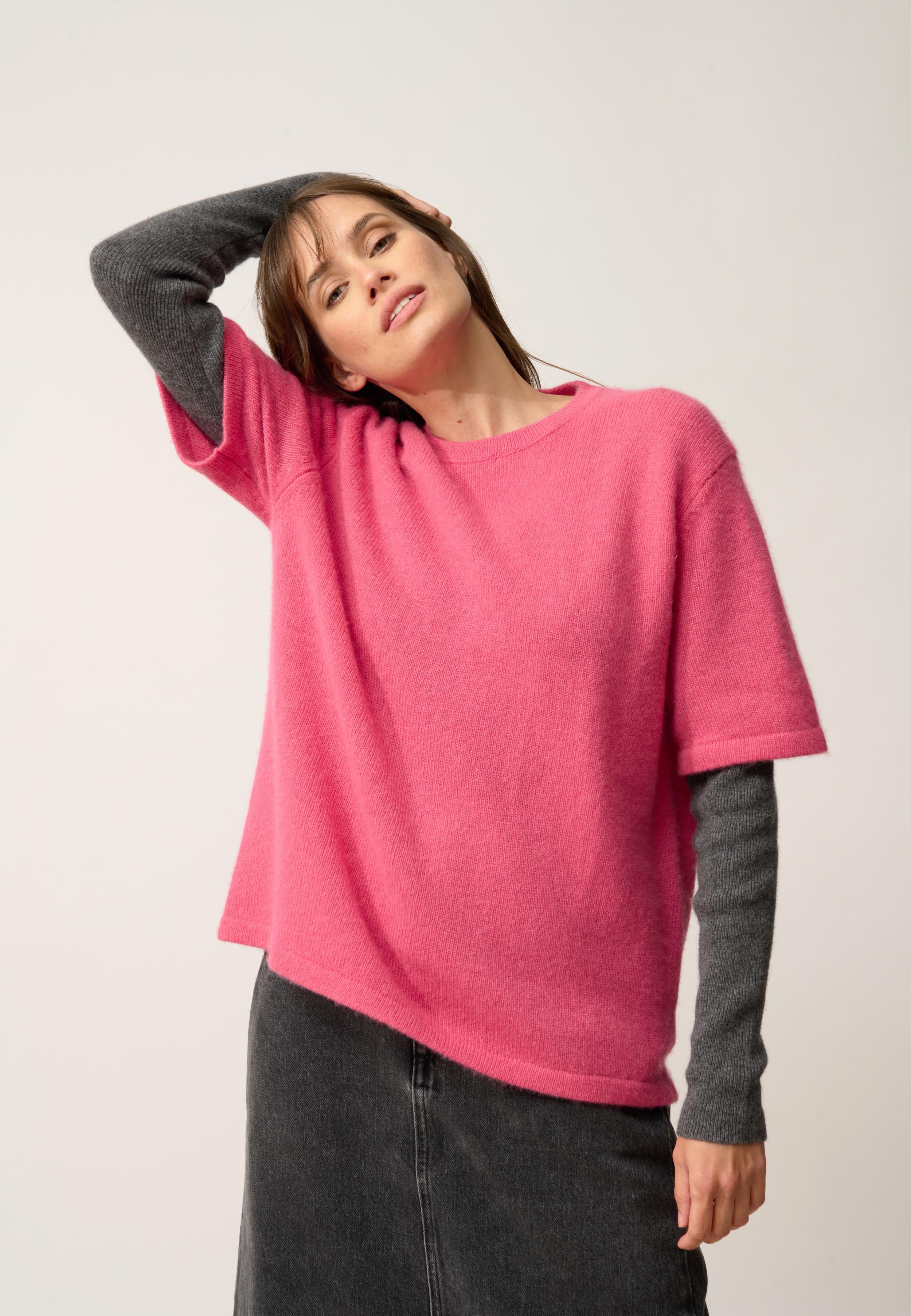 CARLA t-shirt col rond fraise