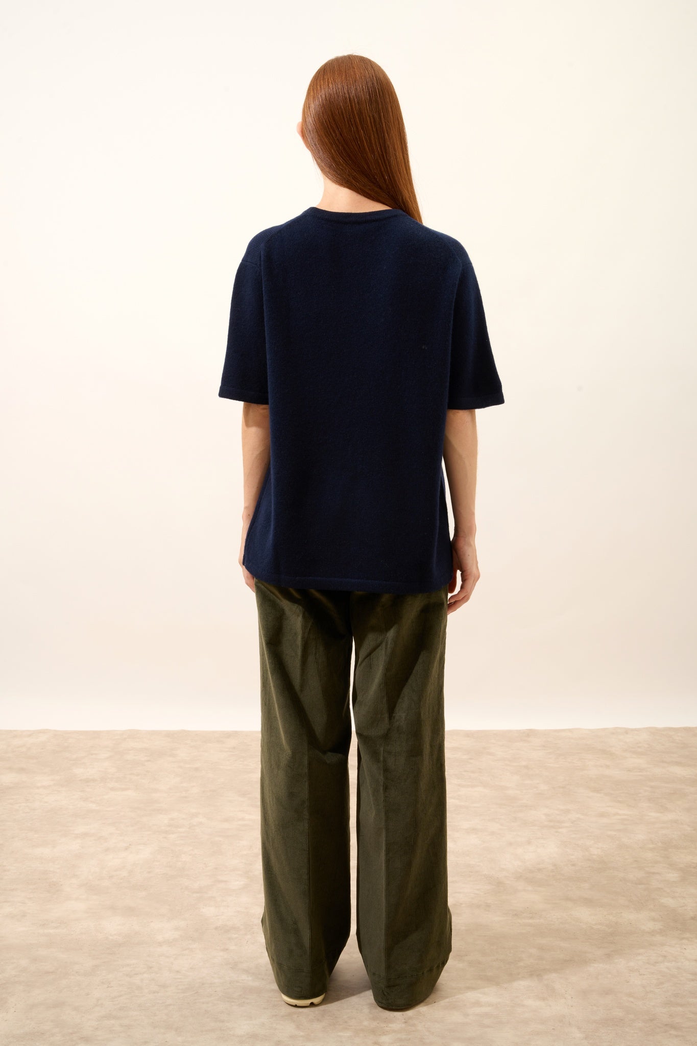 CARLA t-shirt col rond navy