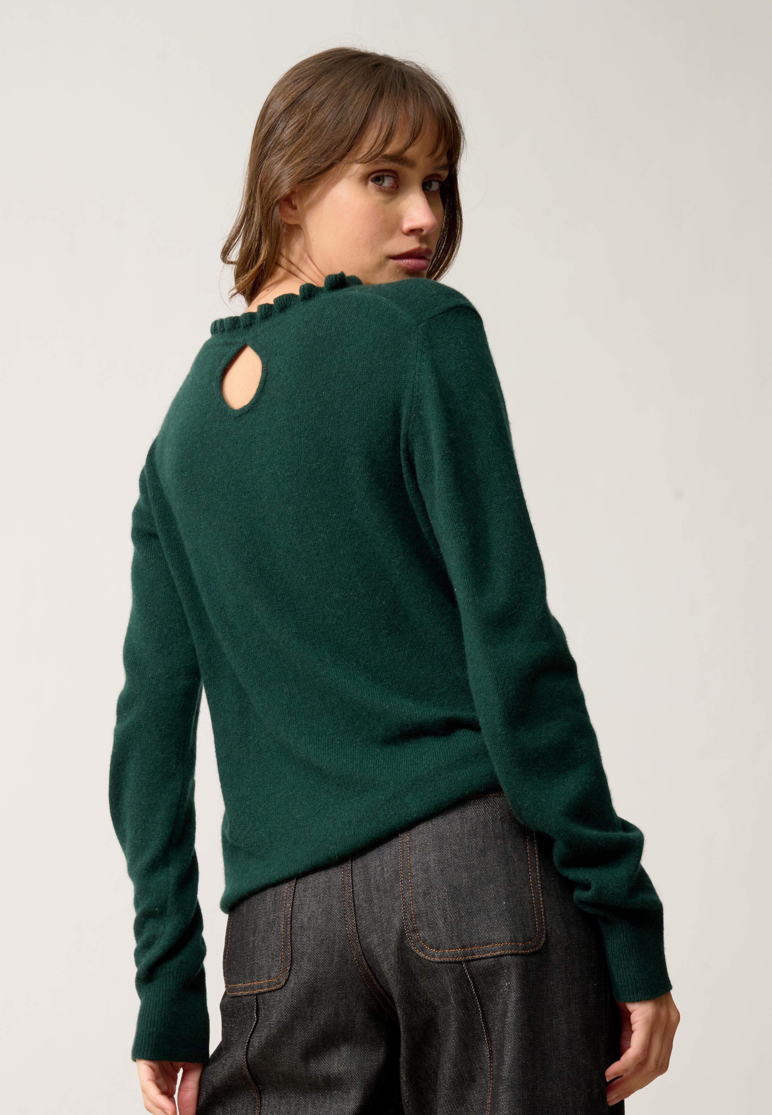 CHARLIE high neck sweater cypress