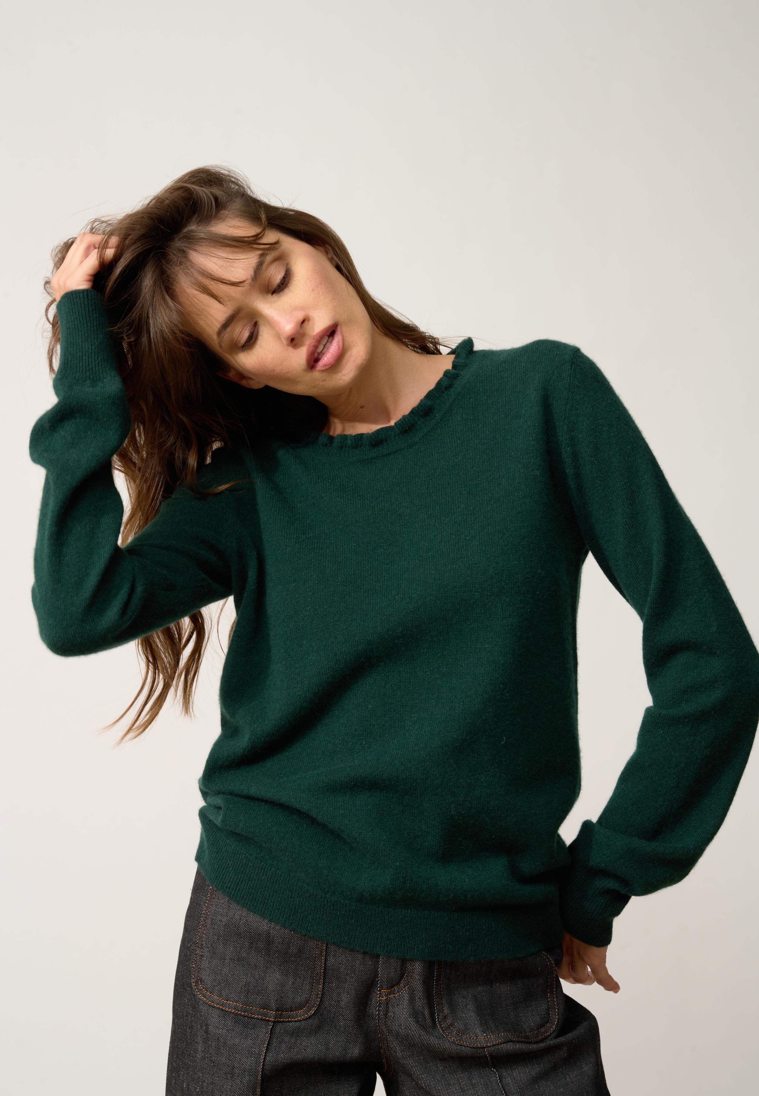 CHARLIE high neck sweater cypress