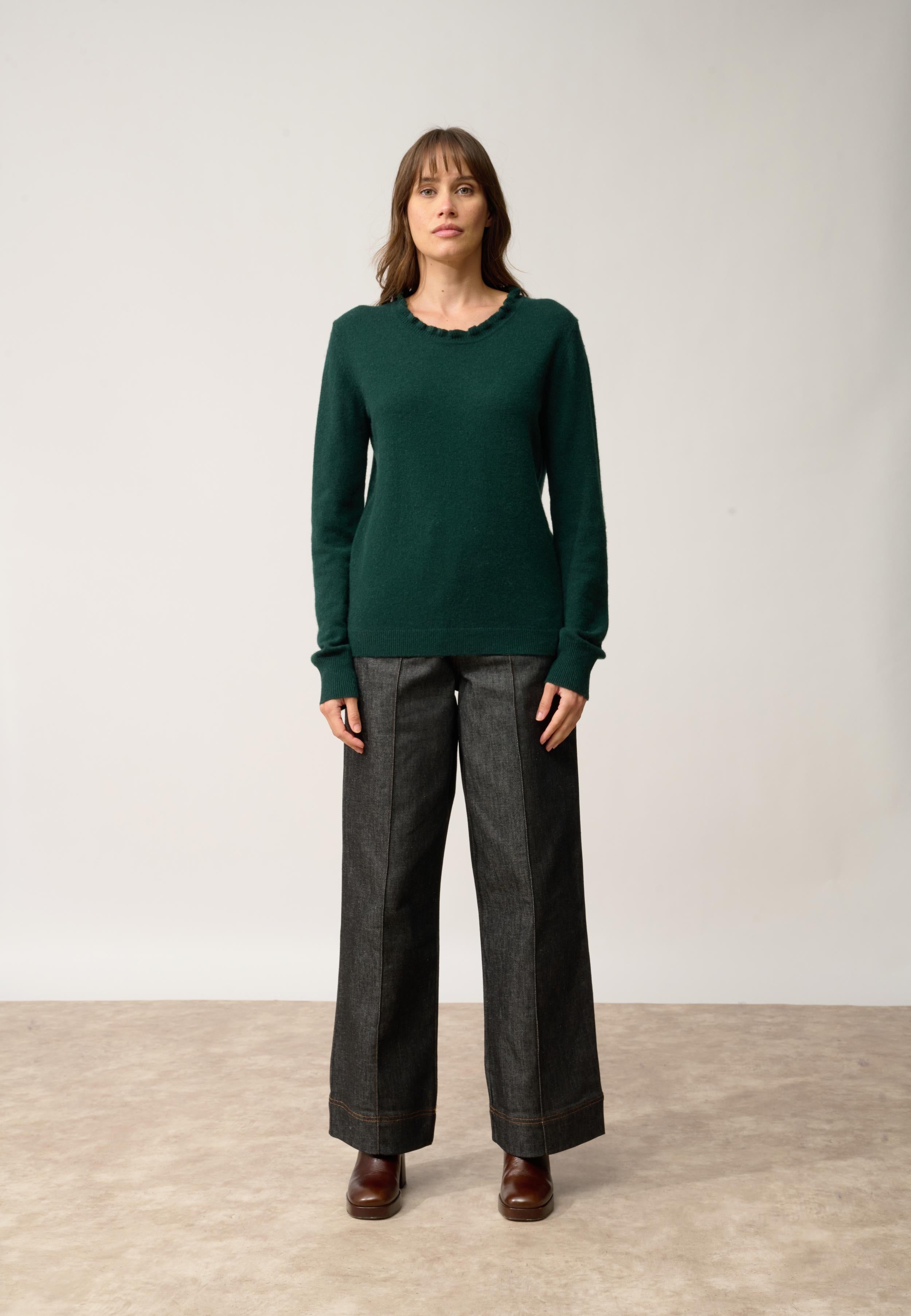 CHARLIE high neck sweater cypress