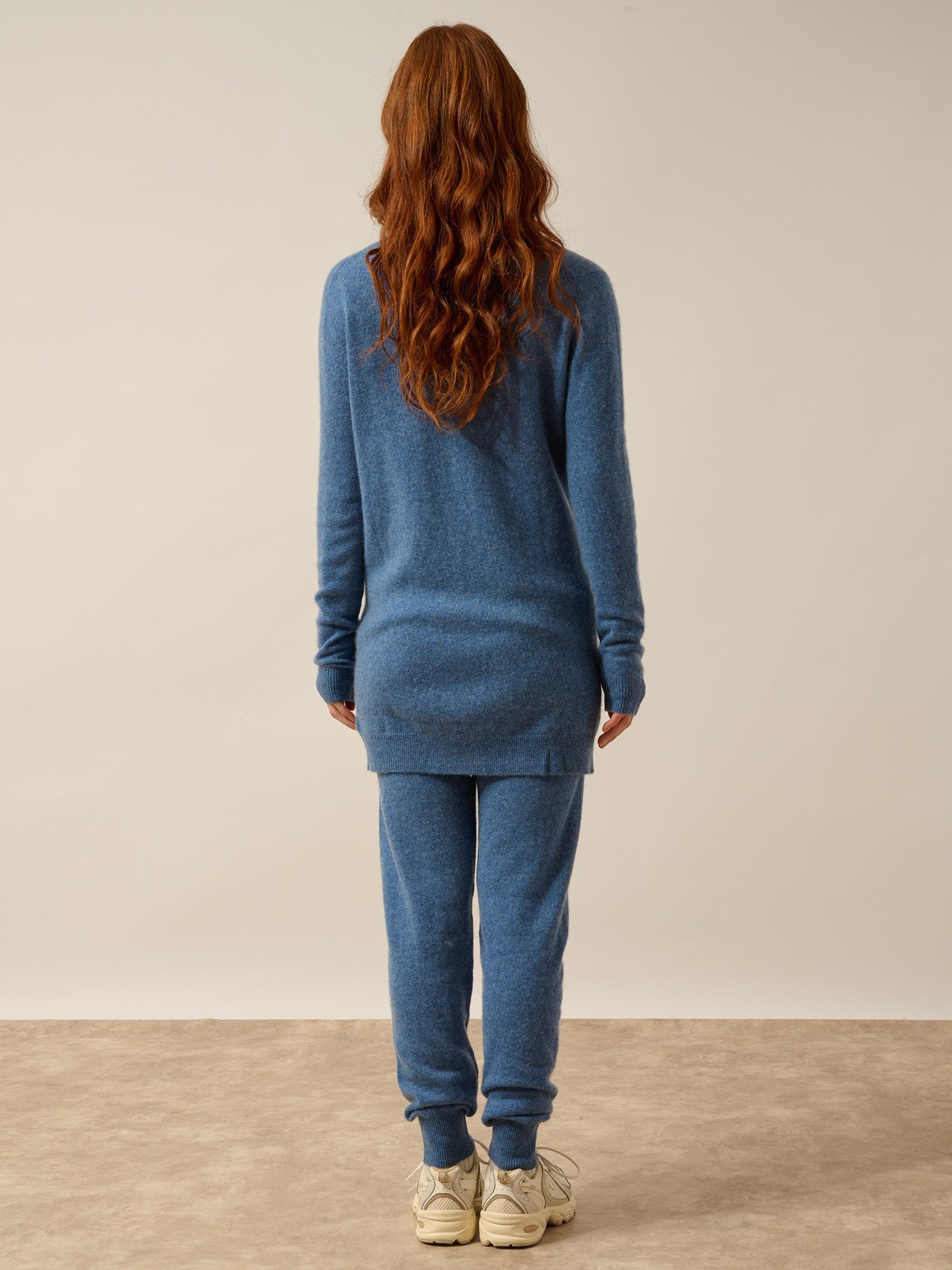 chelsea denim blue v-neck cardigan