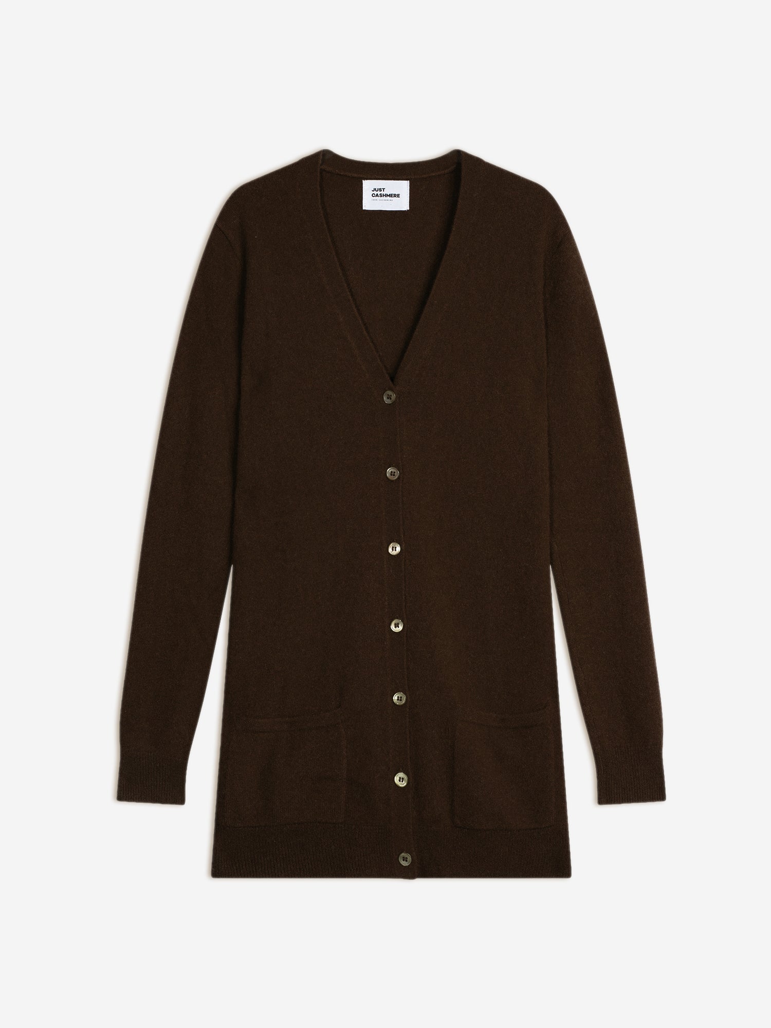 CHELSEA cardigan v-neck choco