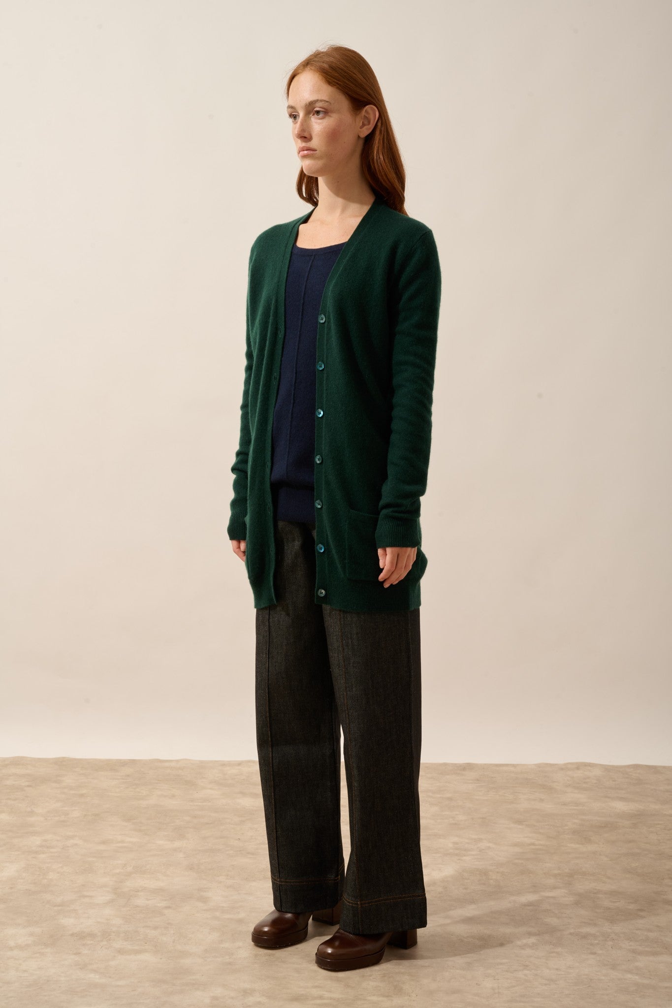 chelsea cardigan col v cyprès