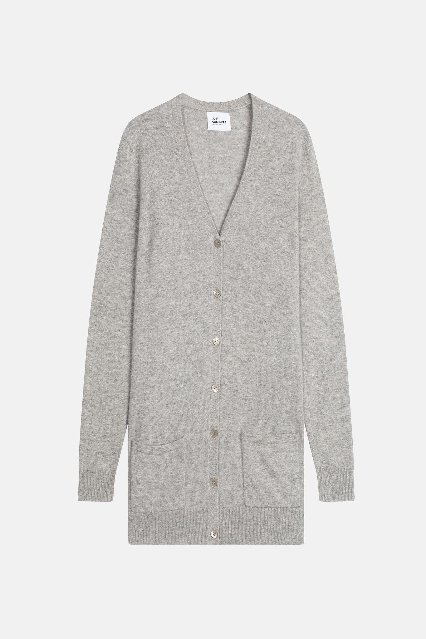 CHELSEA cardigan col v nuage chiné