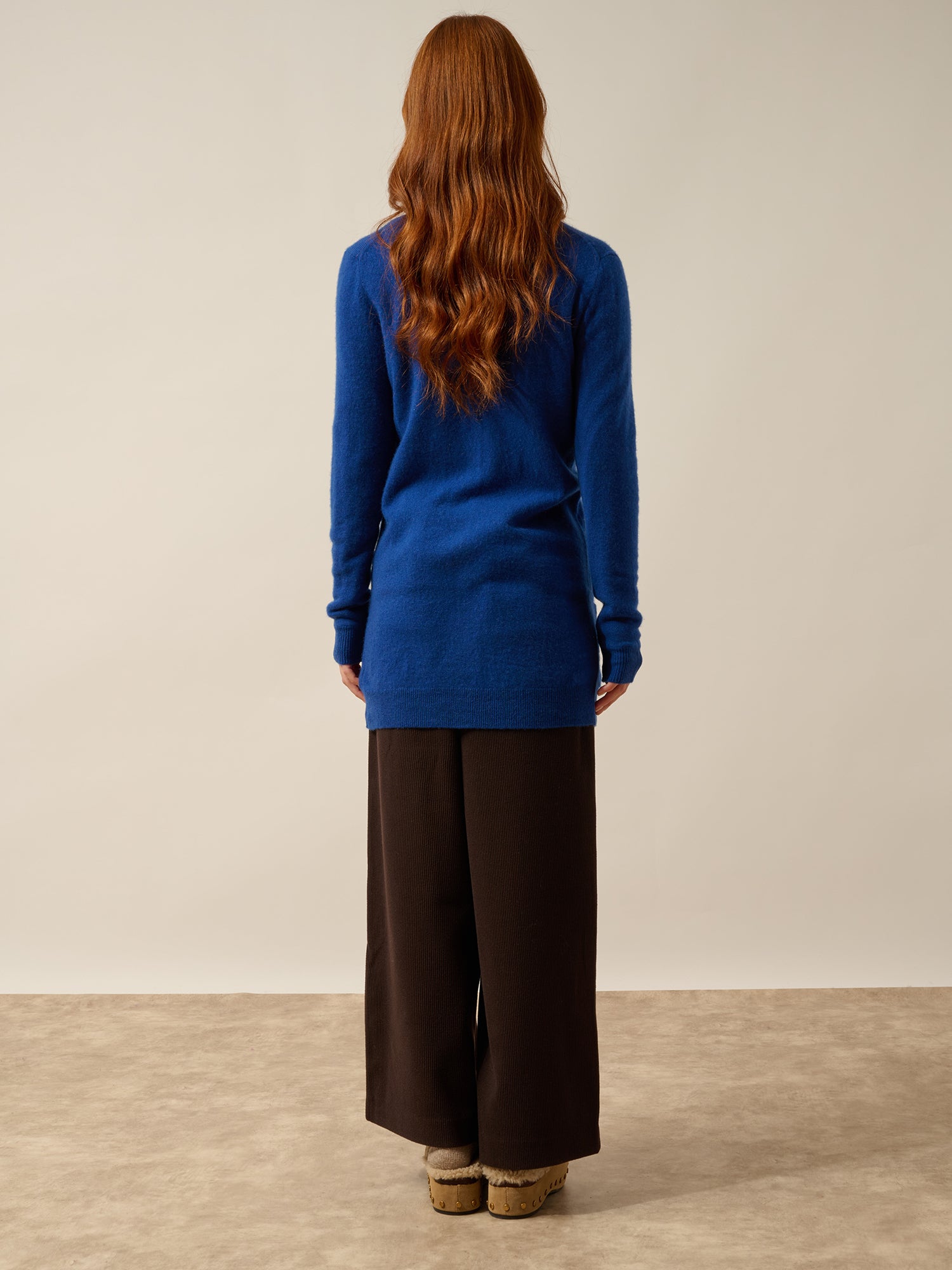 CHELSEA cardigan col v outremer