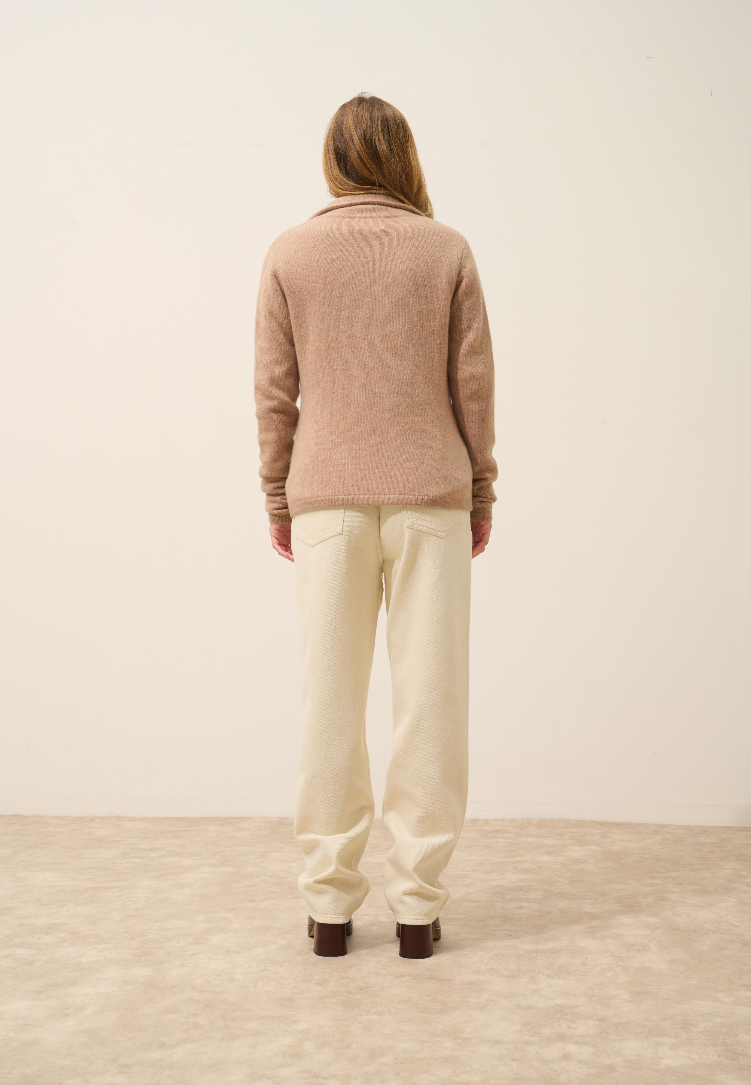 CHLOE veste col tailleur camel chiné