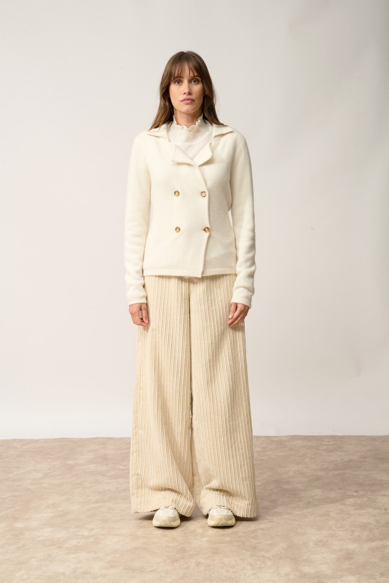 CHLOE jacket with ivory tailoring collar