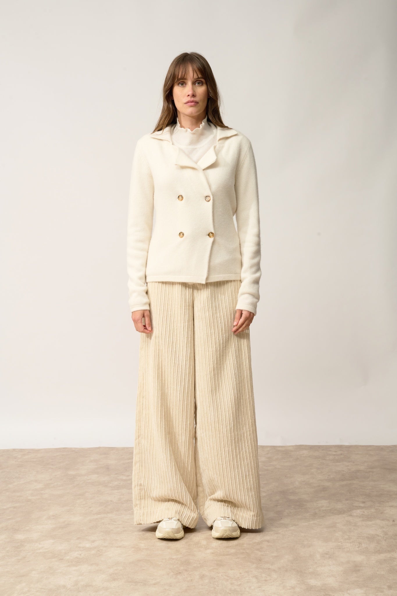 CHLOE jacket with ivory tailoring collar