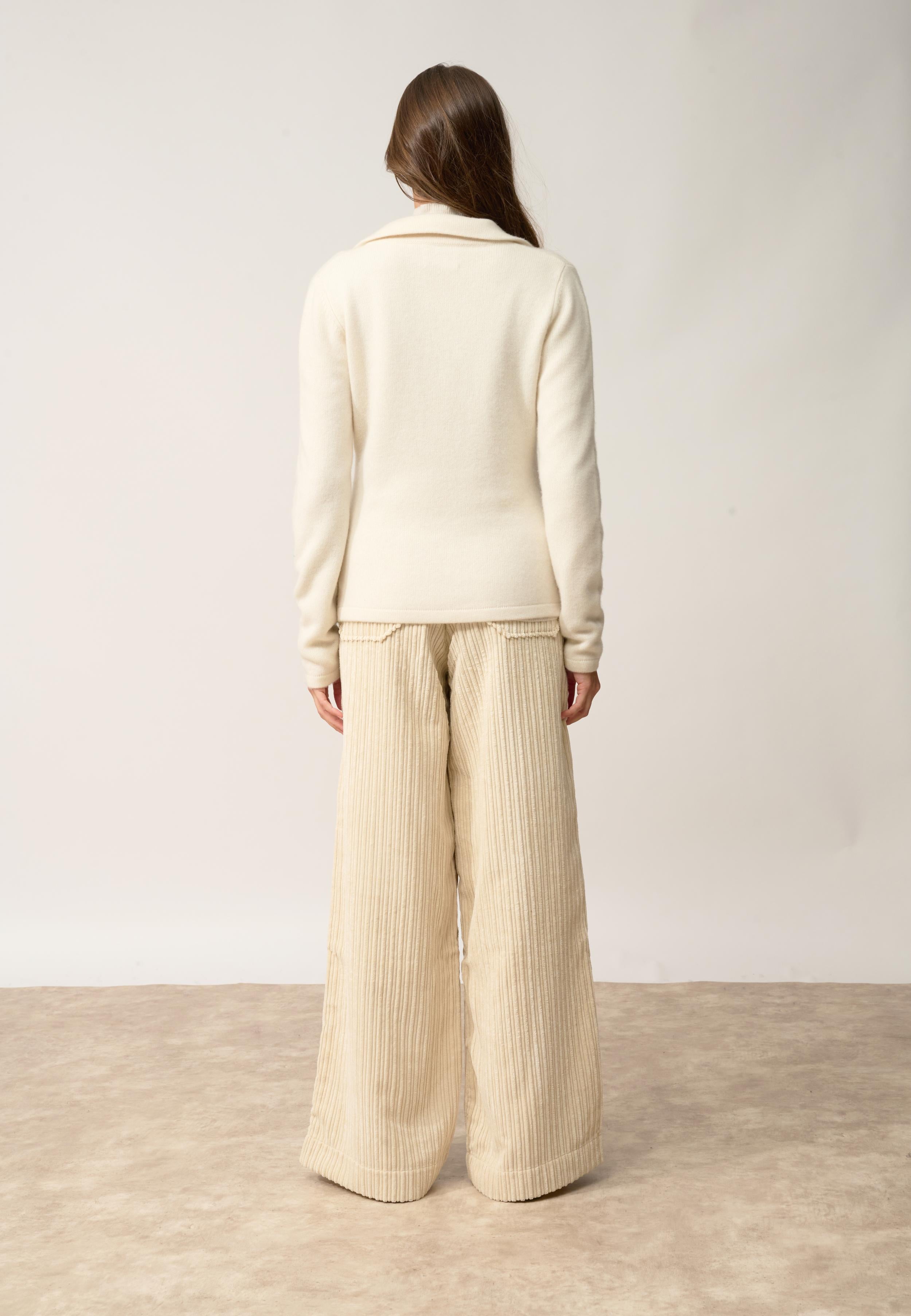 CHLOE veste col tailleur ivoire