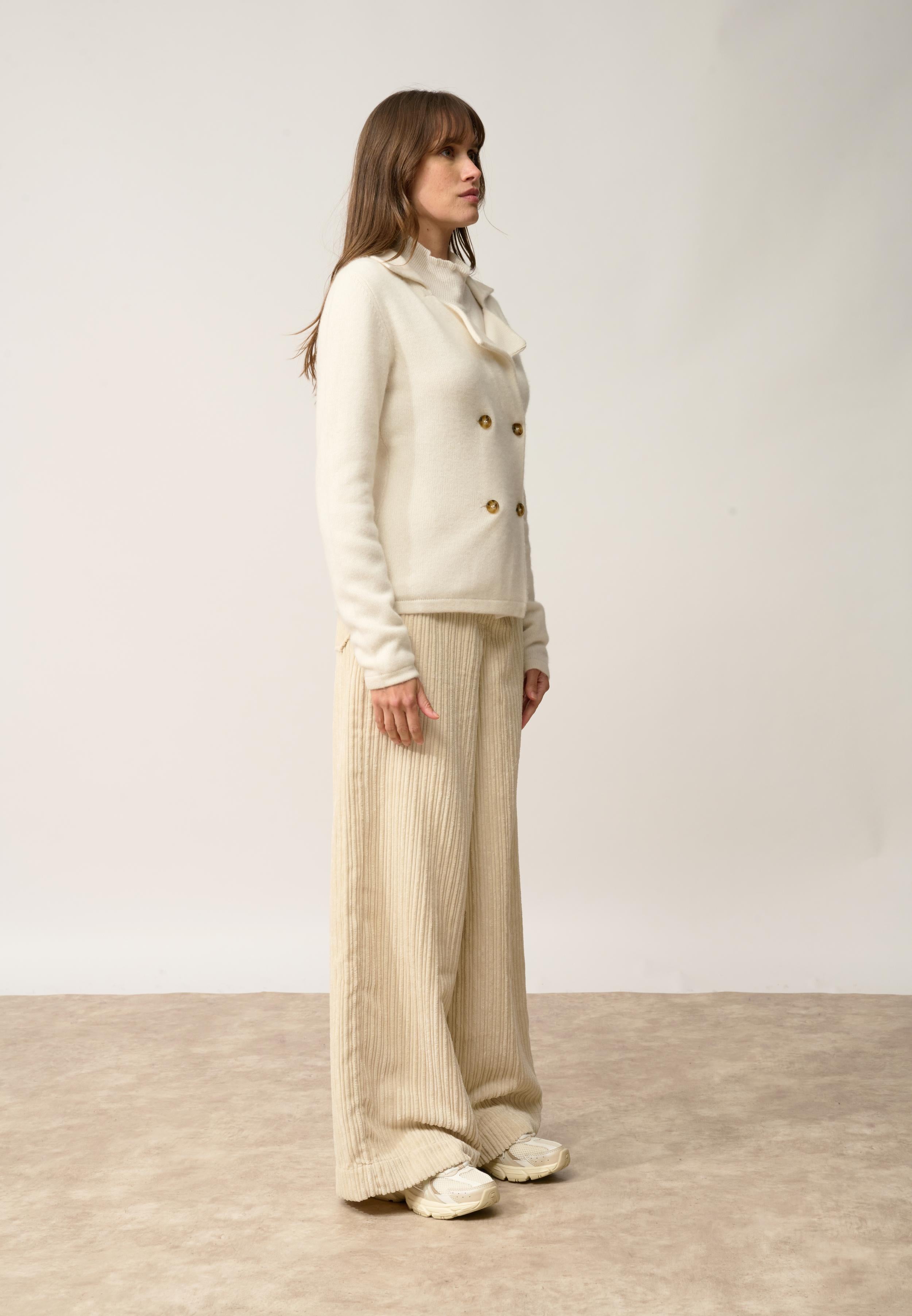 CHLOE veste col tailleur ivoire